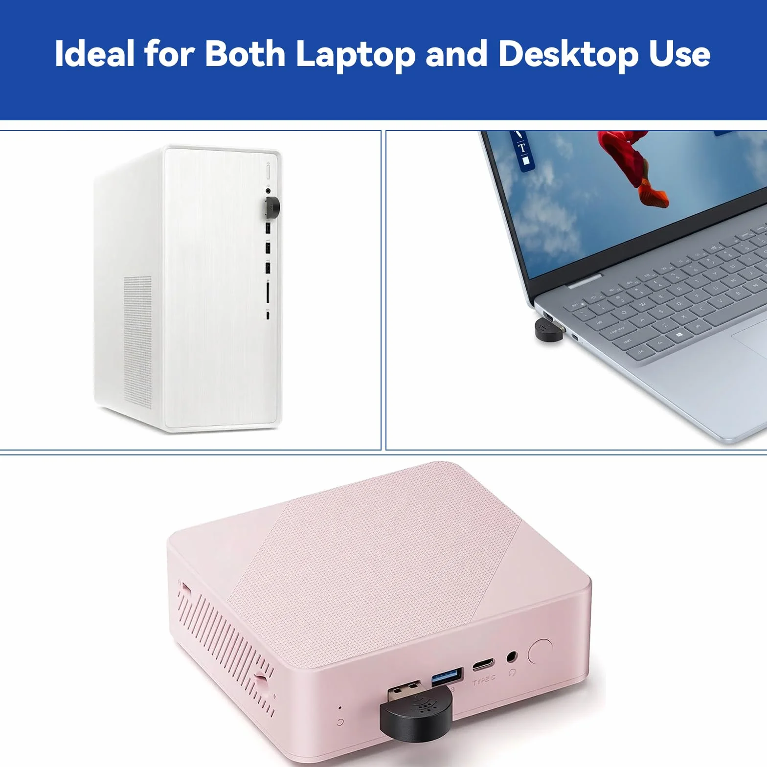 SunFounder Mini mikrofon USB 2.0 do Raspberry Pi 4 Model B, moduł 3B+, 3B 2 moduły B i RPi 1 model B+/B laptop komputery stacjonarne Skype oprogramowanie do rozpoznawania głosu VOIP