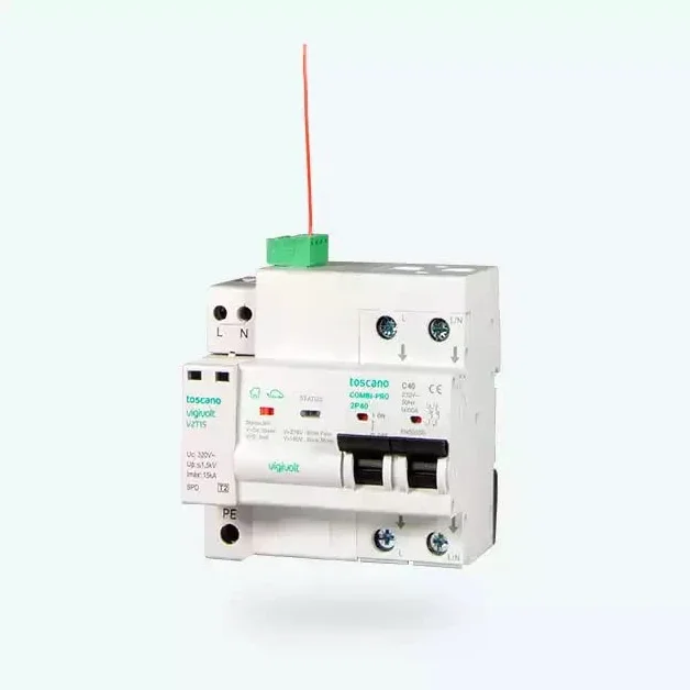Mieszane zabezpieczenie przeciwprzepięciowe TOSCANOCOMBI-PRO-2P40T1510002895