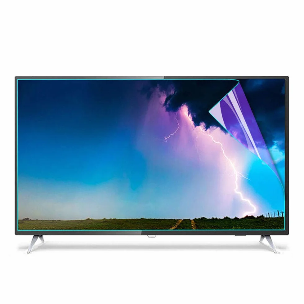 Przeciwodblaskowa folia ochronna do telewizora 81 cm - filtr do filmu telewizyjnego blokującego niebieskie światło chroni oczy, bez pęcherzyków