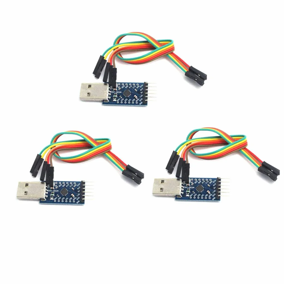 DollaTek 3 szt. CP2104 konwerter szeregowy USB 2.0 do TTL UART 6PIN modu? kompatybilny z CP2102 i lepszy ni? CP2102