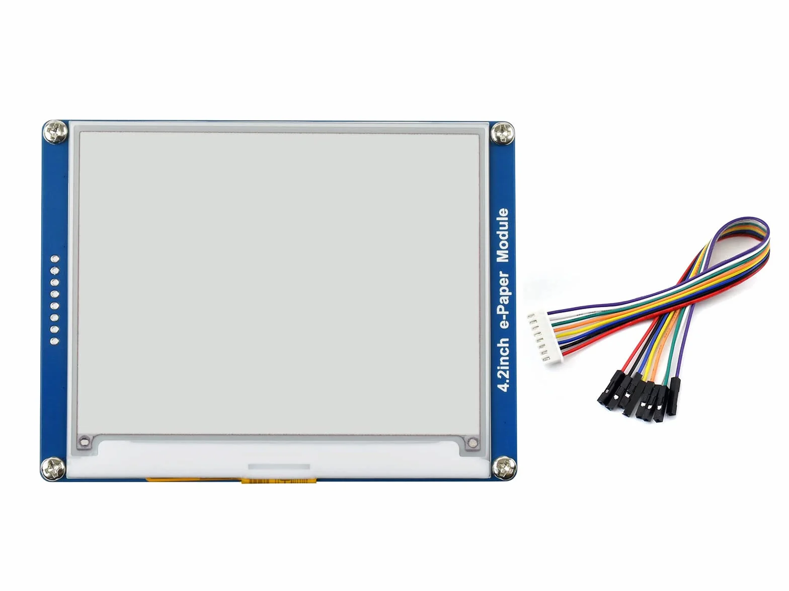 Waveshare 4.2 Inch E-Paper Display Module(B),400x300 Resolution Red Black White Three-Color E-Ink Screen Electronic Paper Module for Raspberry Pi/Jetson Nano/STM32 via SPI Interface