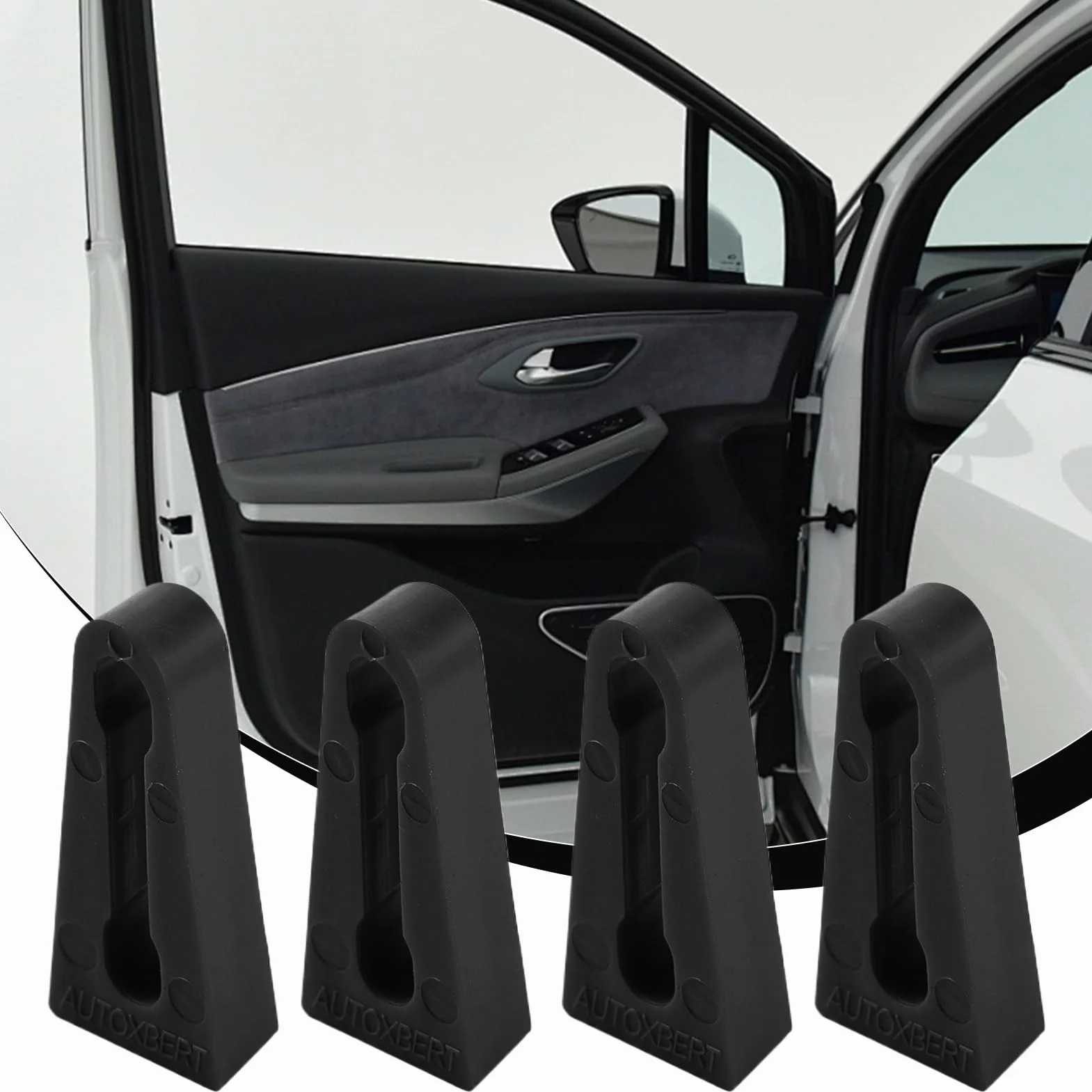 Elastyczna gumowa osłona z poduszką ochronną do drzwi samochodu - zestaw wyciszający Noise Dampening Pad Set