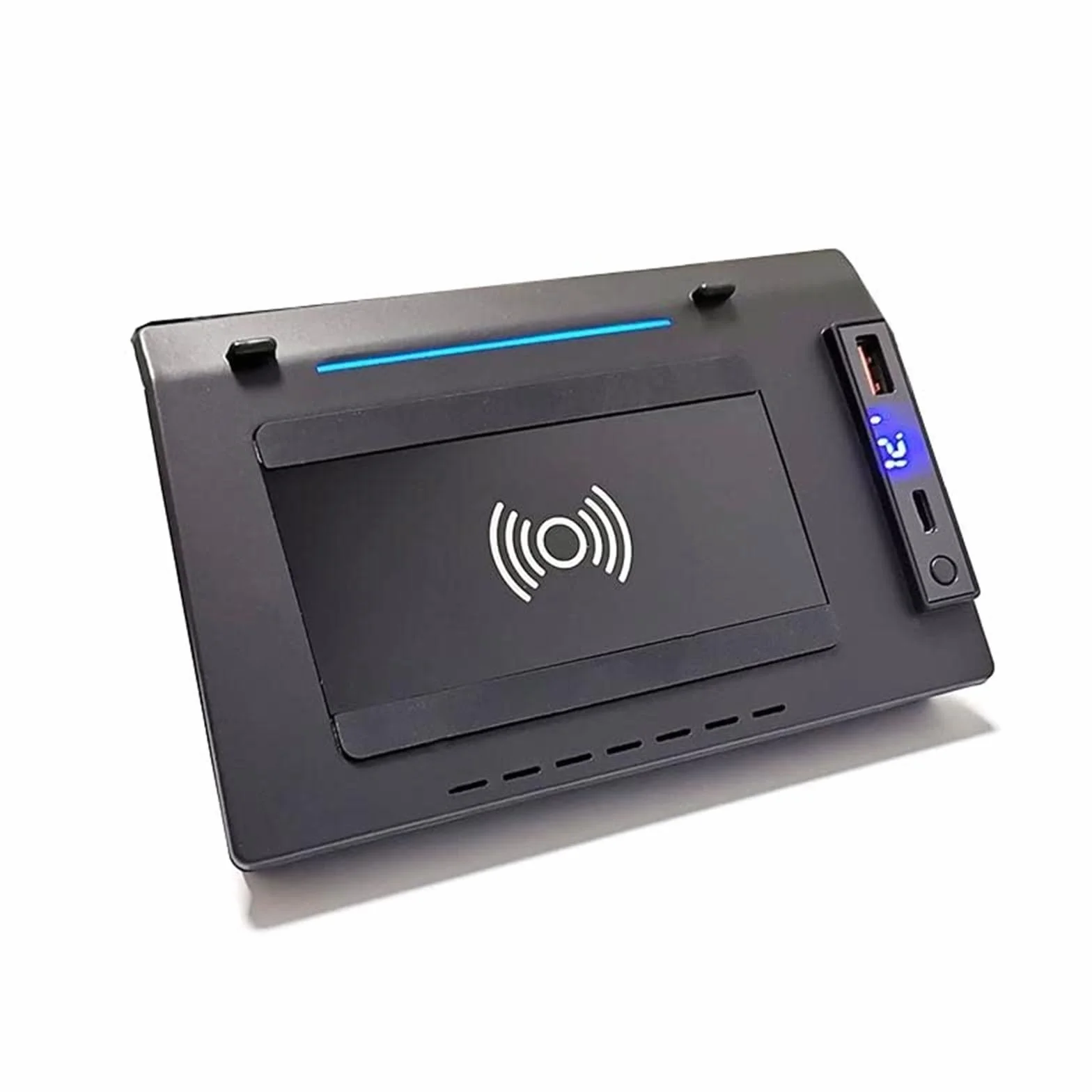 Bezprzewodowa ładowarka samochodowa 15w szybkie ładowanie ładowarki do telefonu komórkowego Panel ładowania, dla, A6 C8 S6 RS6 A7 S7 RS7 2019 2020 2021 2022 Bezprzewodowa ładowarka samochodowa