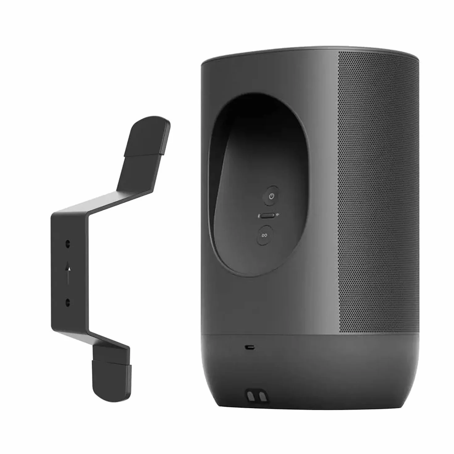 Uchwyt ścienny do Sonos Move/Move 2, stojak montażowy ze stopu aluminium