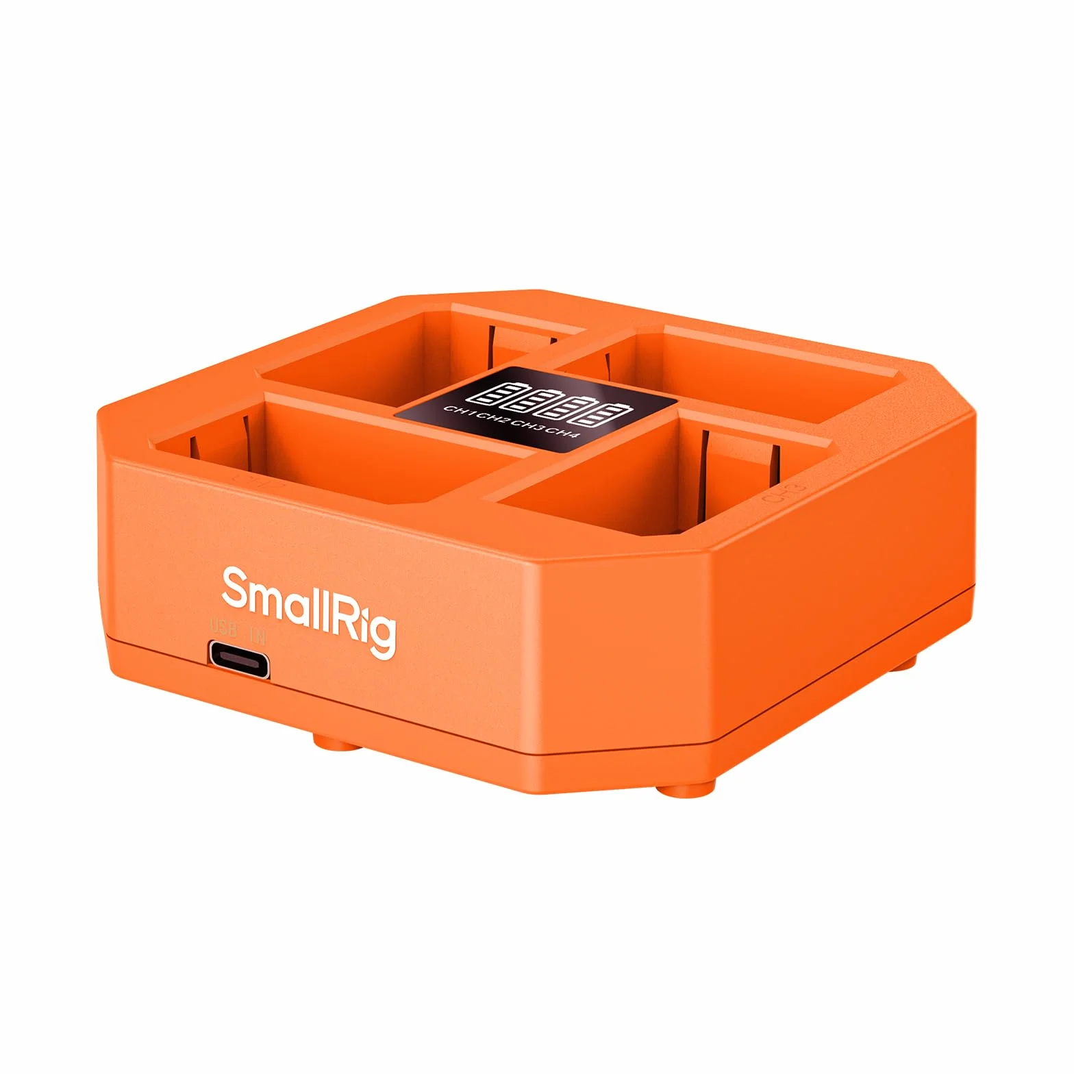 smallrig Ładowarka akumulatorów do aparatów fotograficznych NP-FZ100 4-kanałowa, z szybkim ładowaniem 60 W, wyświetlacz LED, kompaktowa 4-kanałowa ładowarka do do akumulatorów dla Sony NP-FZ100-4839