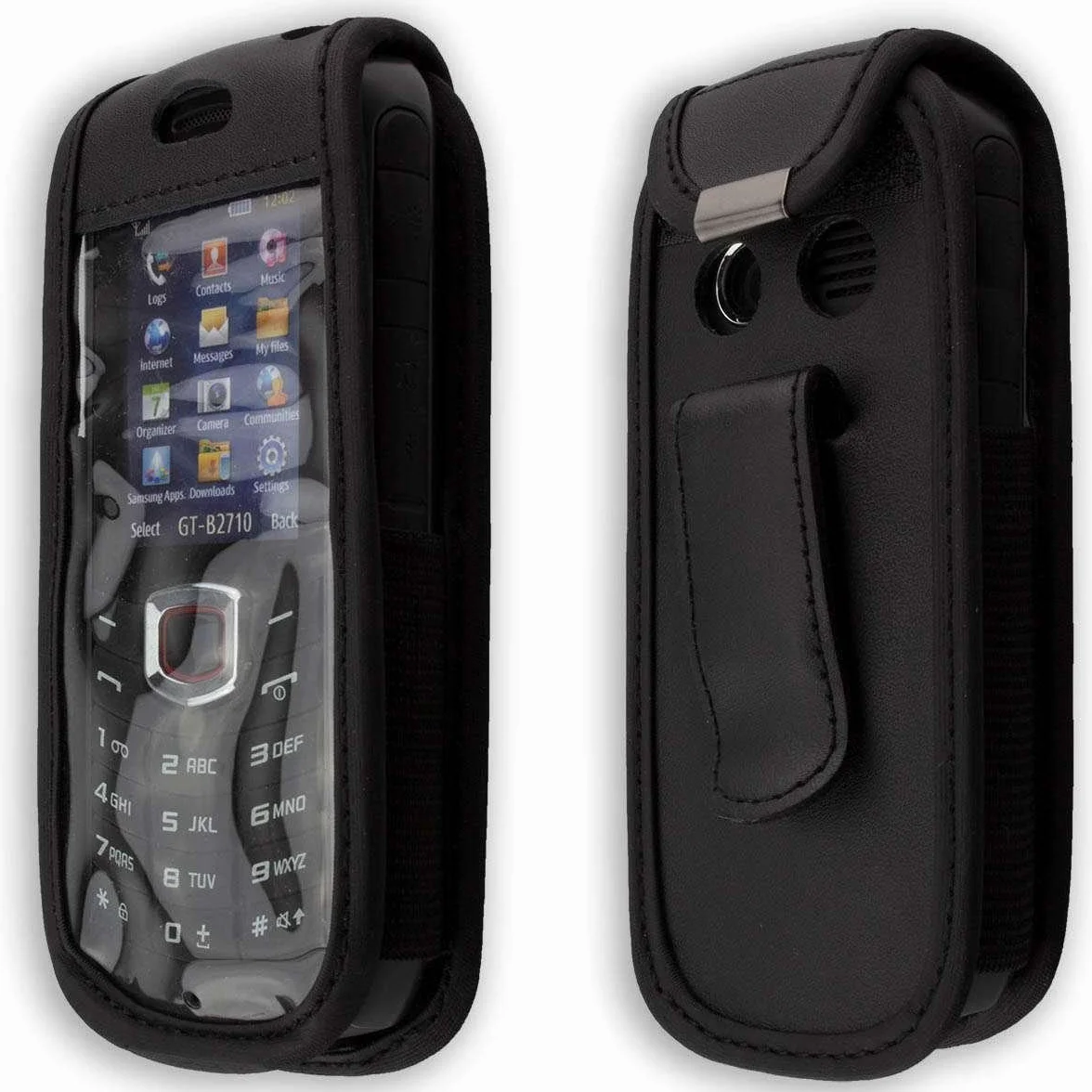 caseroxx Skórzane etui z klipsem do paska do Samsung B2710