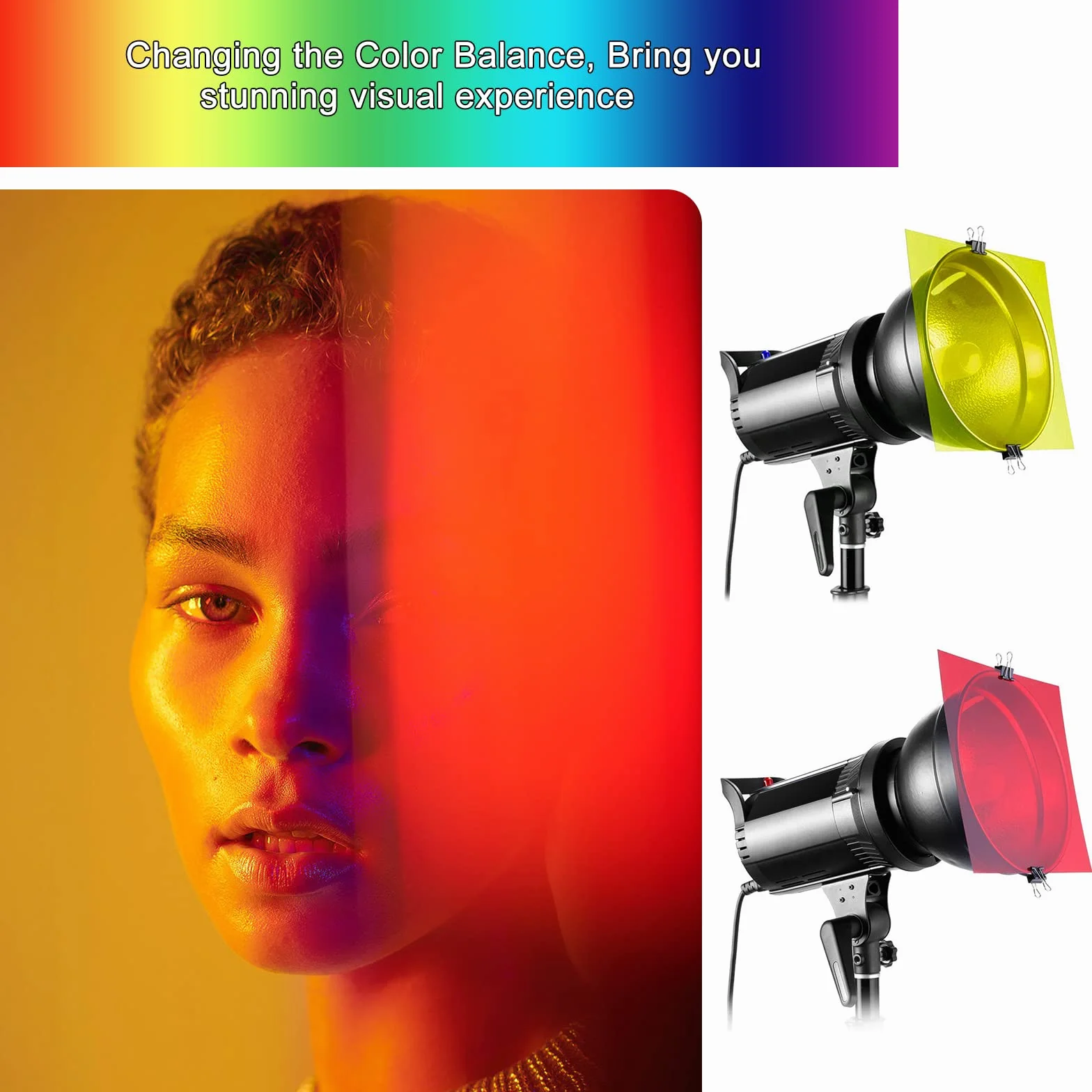 16 sztuk kolorowe folie filtr żelowy folia przezroczysta profesjonalna korekcja kolorów folia okienna lampy do fotografii Studio stroboskop lampa błyskowa LED kamera scena Party udekoruj DIY 29.7x21cm