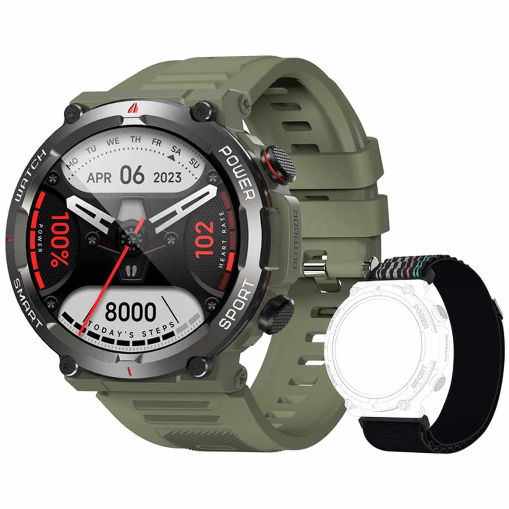 Blackview Zegarek fitness 1,39 cala dla mężczyzn i kobiet z nasyceniem krwi i monitorowaniem snu, 100 trybów sportowych, wodoszczelność IP68 (dostępny dla systemów iOS i Android).