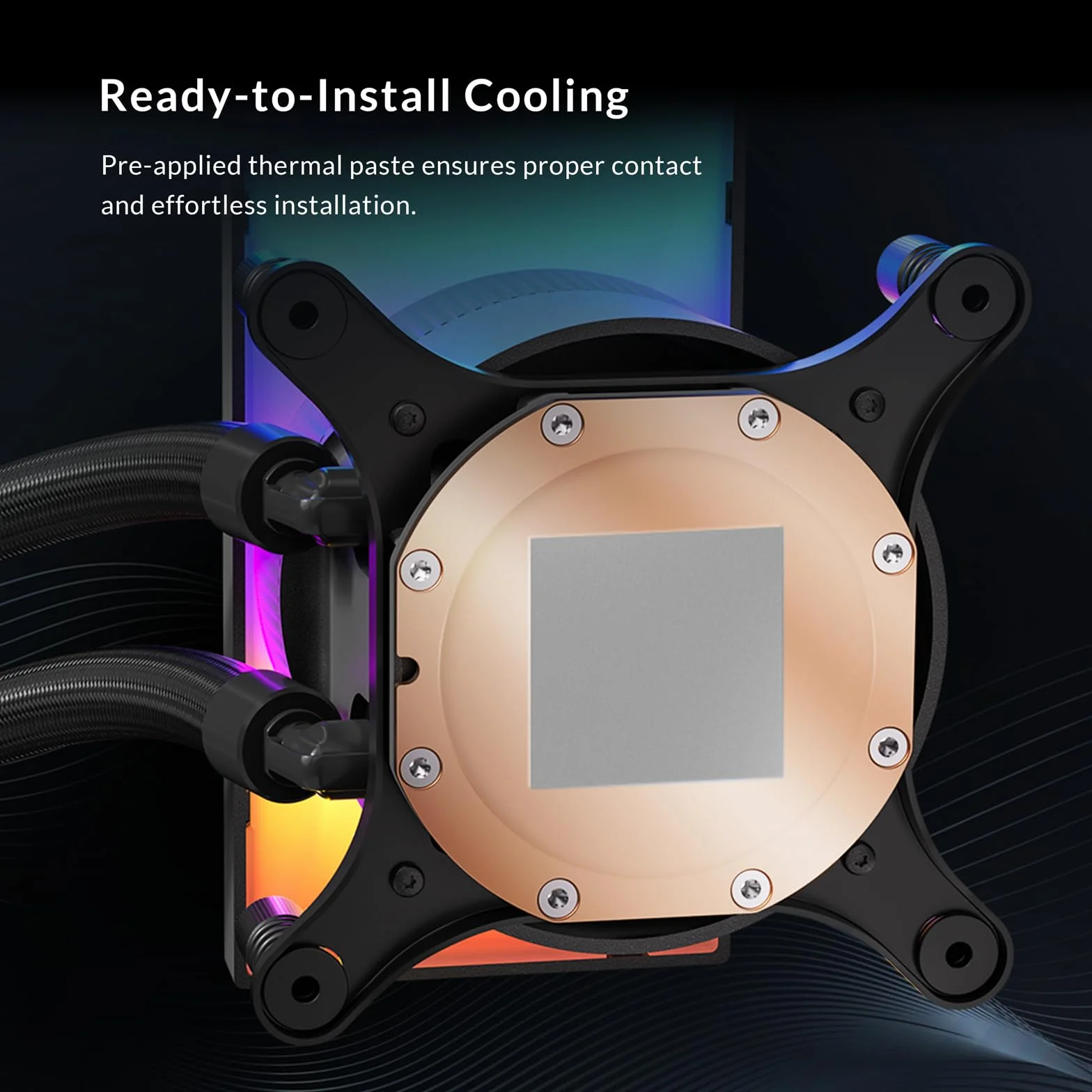 Antec Vortex View 360 AIO Liquid CPU Cooler, ekran IPS 12.7 cm, wentylatory PWM 3 x 120 mm, konfigurowalny wyświetlacz, pompa o wysokiej wydajności, obrotowy przegub kulowy, system podświetlenia RGB