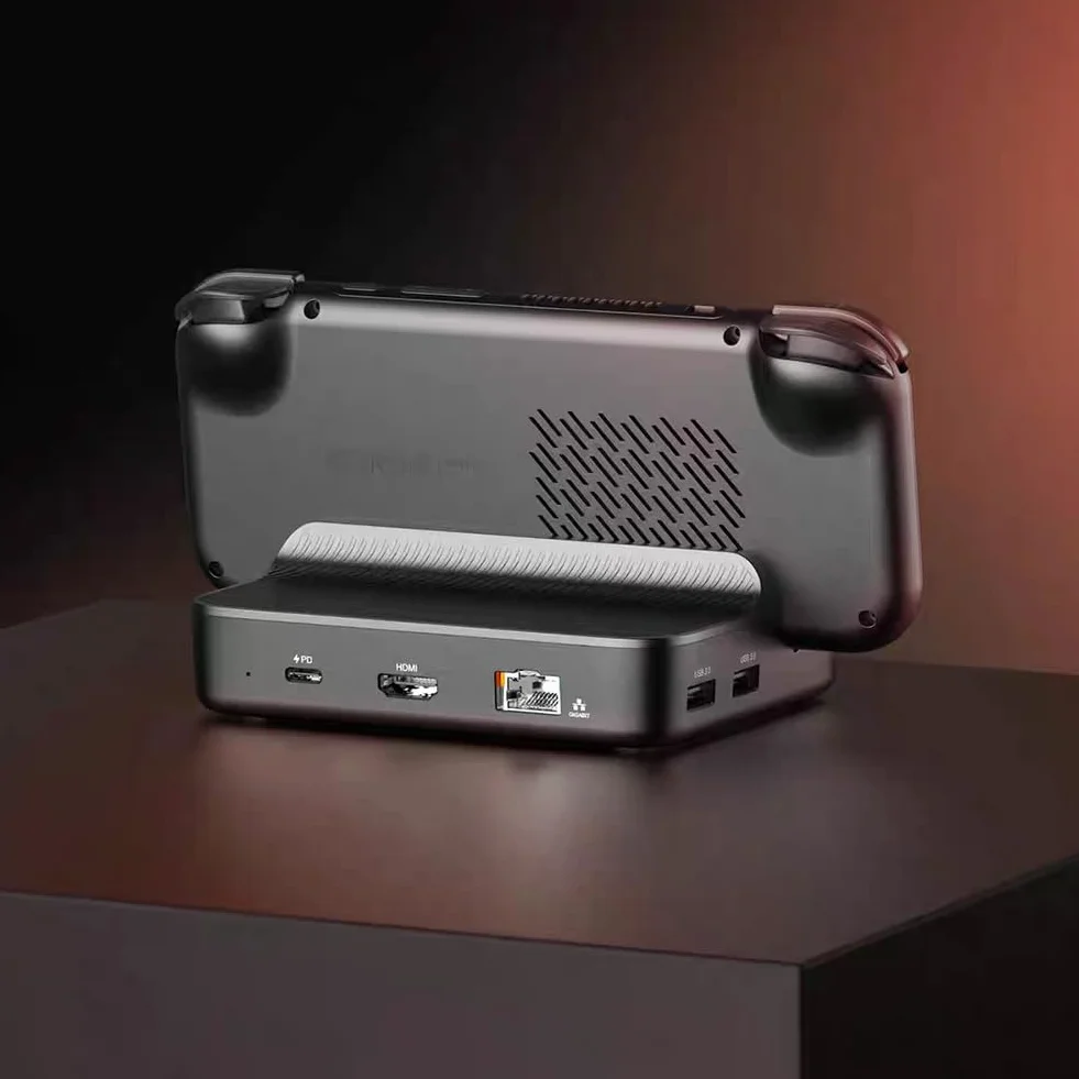 Generyczna stacja ładująca 7 w 1 do stacji ładującej Pocket 5 PD Lading HDMI kompatybilna stacja dokująca zamiennik 3 x USB 3.0 2 x USB 2.0 mini konsola do gier akcesoria do konsoli do gier RP5 RP4