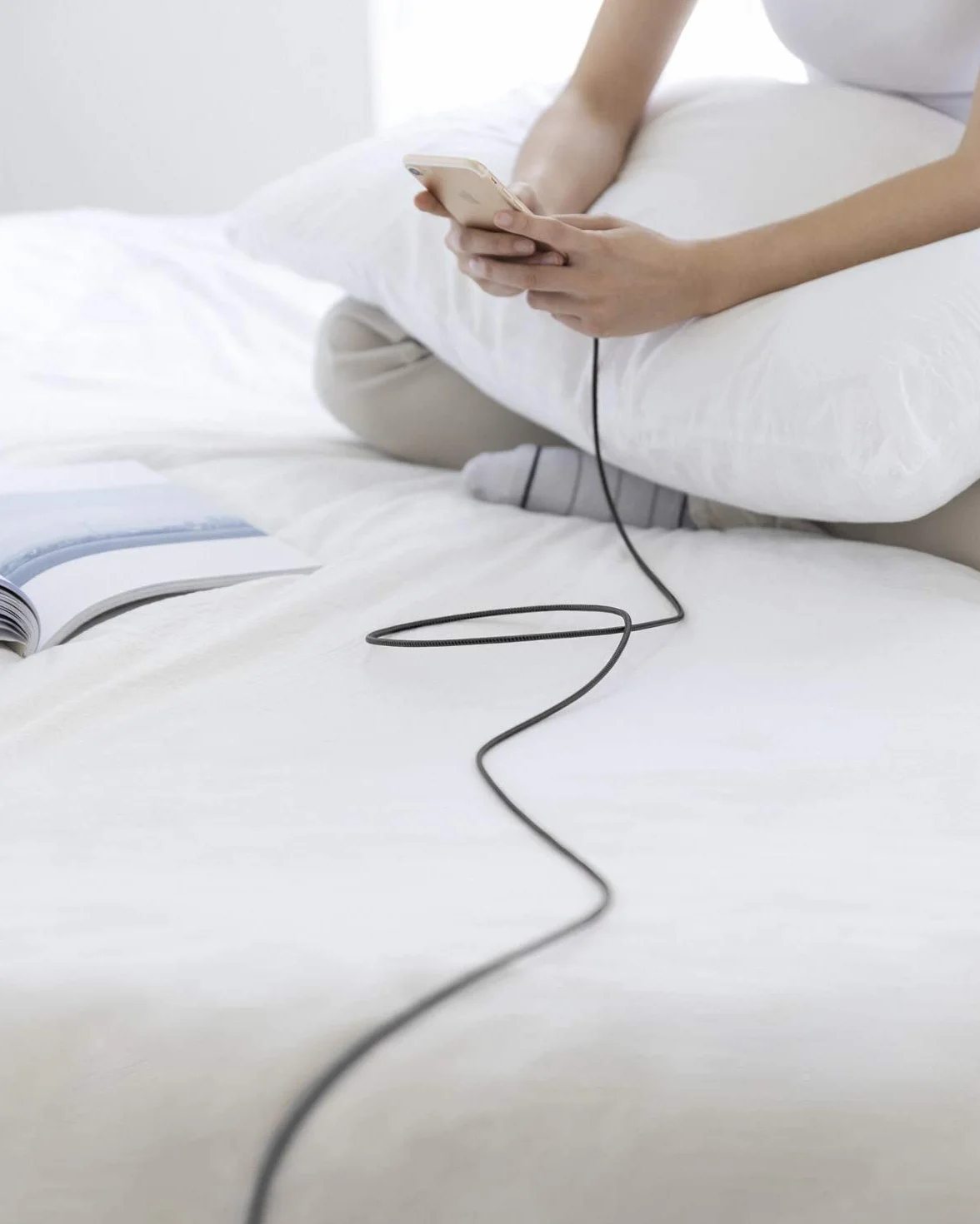 Anker Premium podwójny pleciony nylonowy kabel Lightning 180 cm, certyfikat MFi, do iPhone 14/13/12/11/X/8/8 Plus/7/7 Plus/6/6 Plus/5s, iPad Pro Air 2 i wielu innych