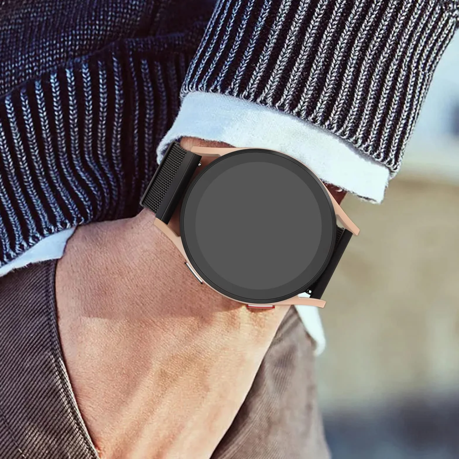 Meliya Pasek do 20mm 22mm Metal Quick Release Zegarek dla Mężczyzn i Kobiet,Metaliczny Stal Nierdzewna Magnes Wymiana Bransoletki dla 20mm 22mm Zegarek