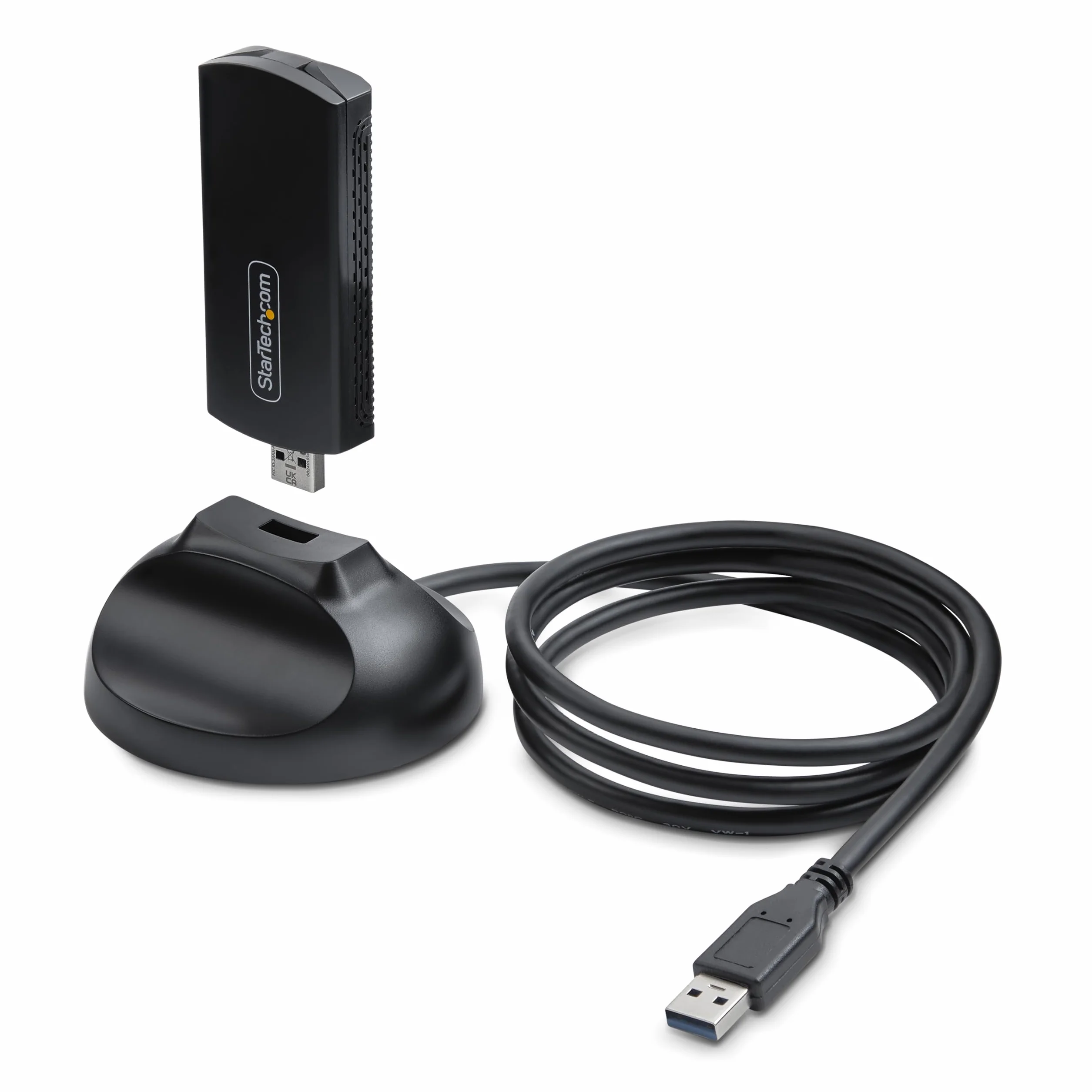 StarTech.com Adapter WiFi 6E USB 3.0 / Dongle, 5400 Mbps Wi-Fi 6E do Windows 11/10, Tri-Band 2.4/5/6GHz WiFi USB adapter