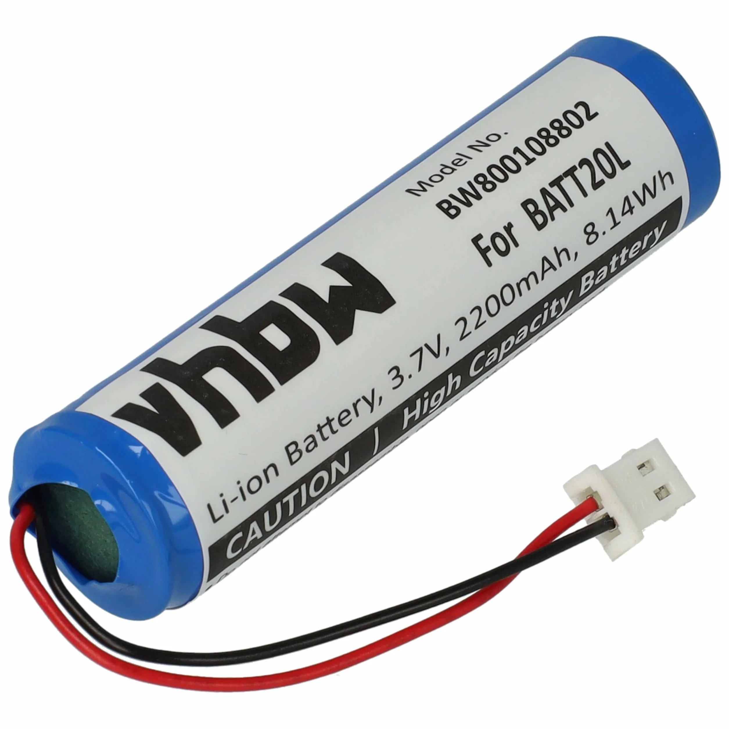 vhbw 1 x akumulator kompatybilny z Midland ER200, ER300 radio cyfrowe (2200 mAh, 3,7 V, Li-Ion) - zamiennik do BATT20L