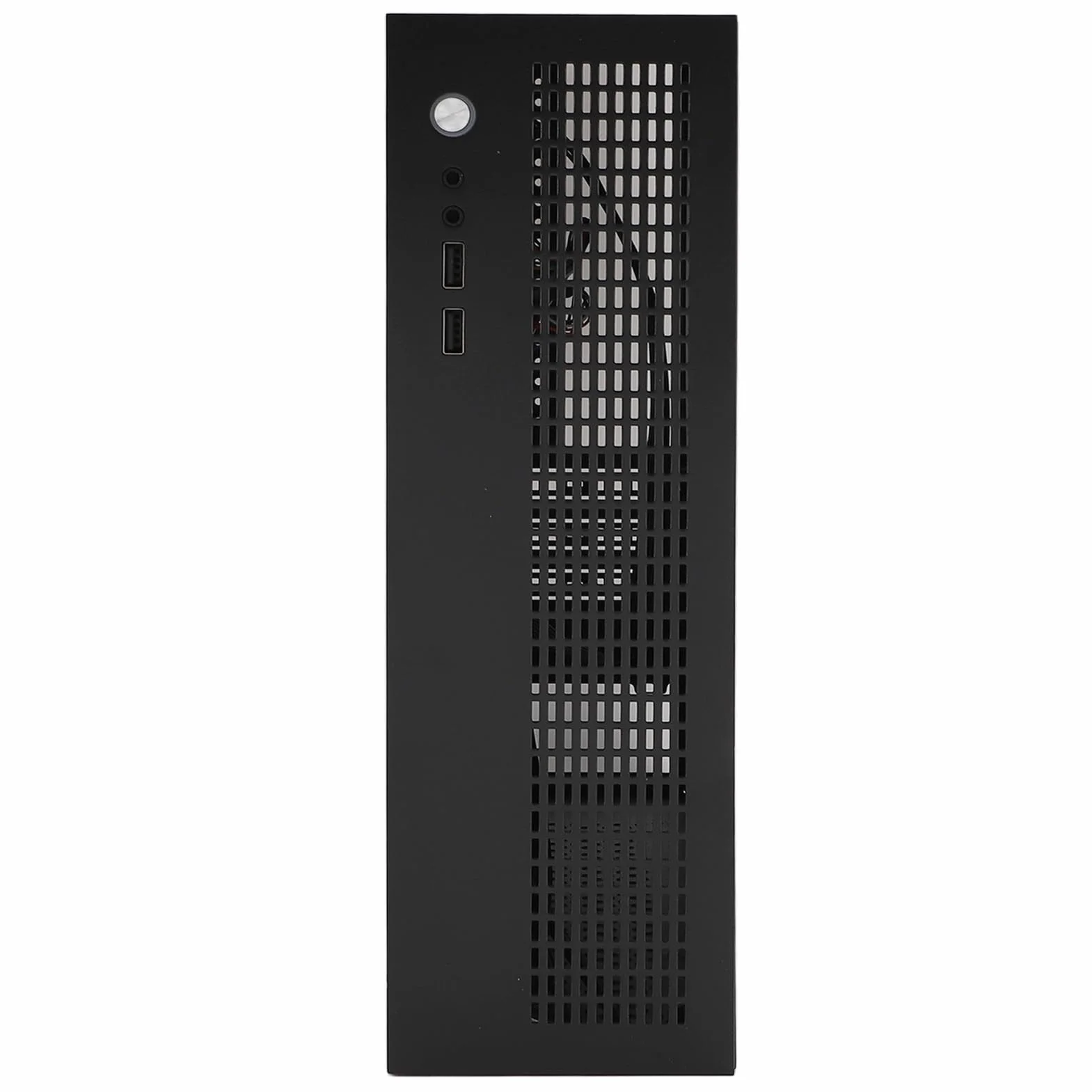 Mała Obudowa Komputera ITX Kompaktowa Konstrukcja Interfejs USB2.0 Podwójne Wentylatory do Użytku w Domowym Biurze