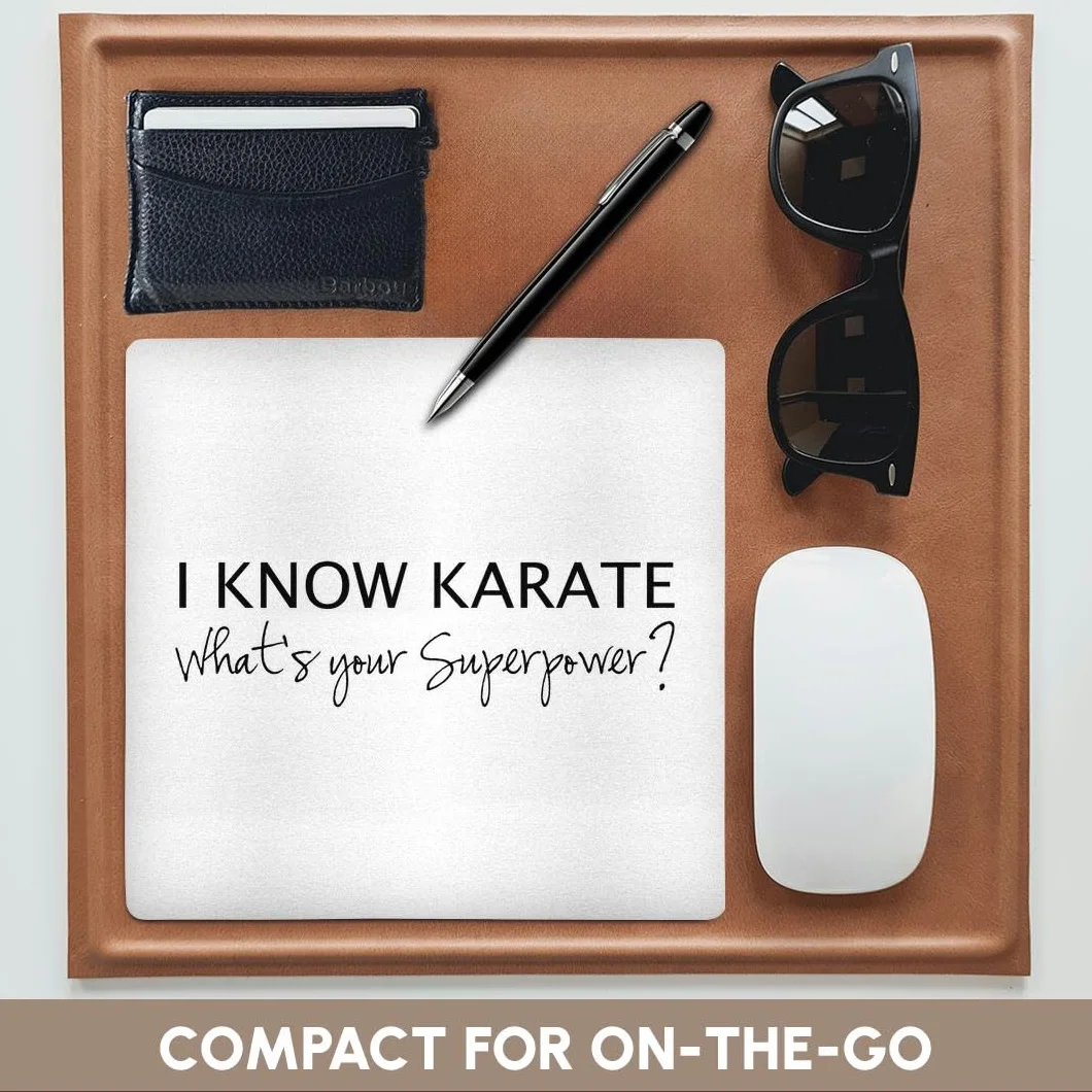 3dRose mp_194464_1 20 cm x 20 cm 'I Know Karate What Your Superpower' dla fanów Karate Podkładka pod mysz Karateka