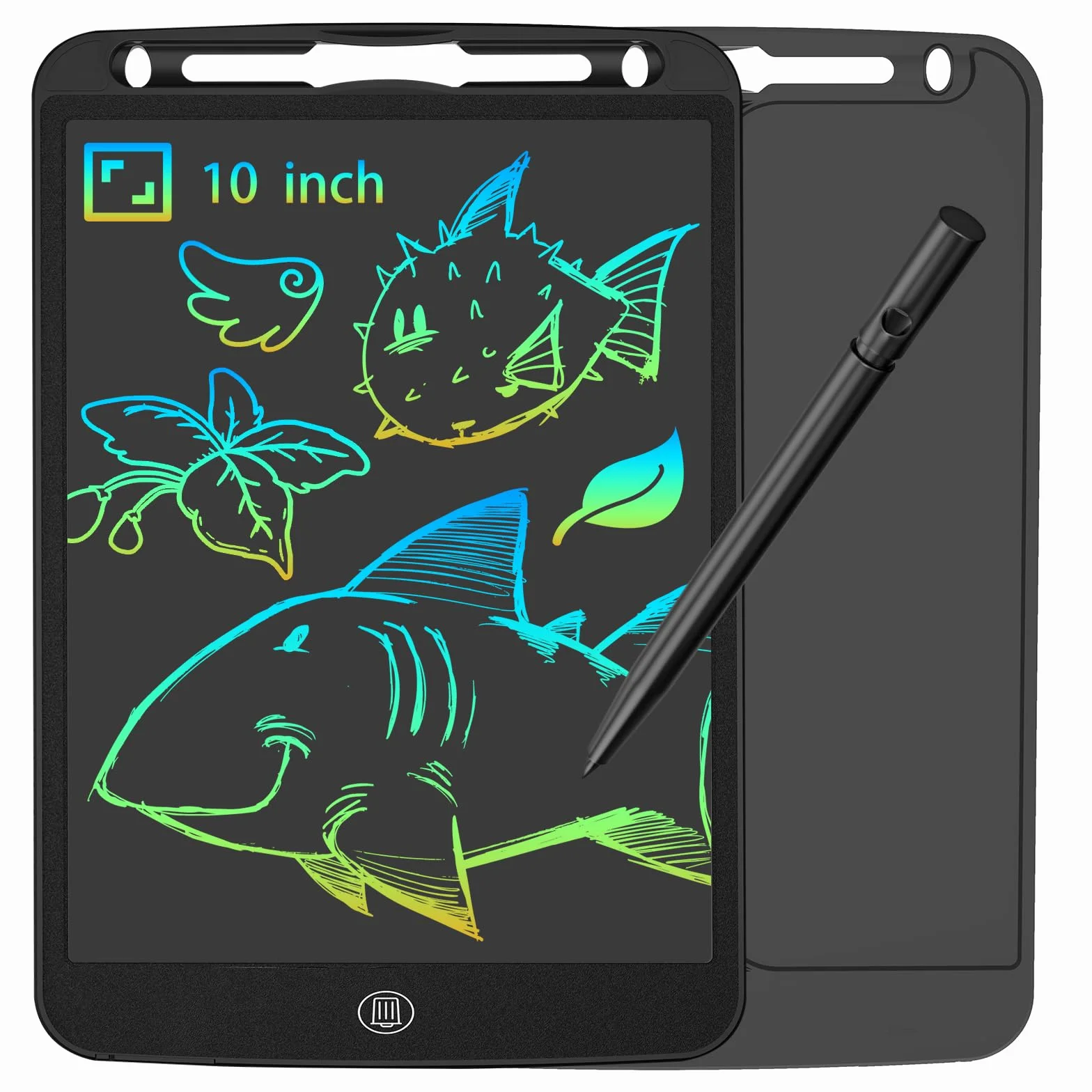 Tablet do Rysowania LCD 10 cali, Przenośna Elektroniczna Tablica do Nauki, Bazgrołów i Robienia Notatek, Świetne Prezenty na Boże Narodzenie i Urodziny dla Chłopców i Dziewczynek (Czarny)