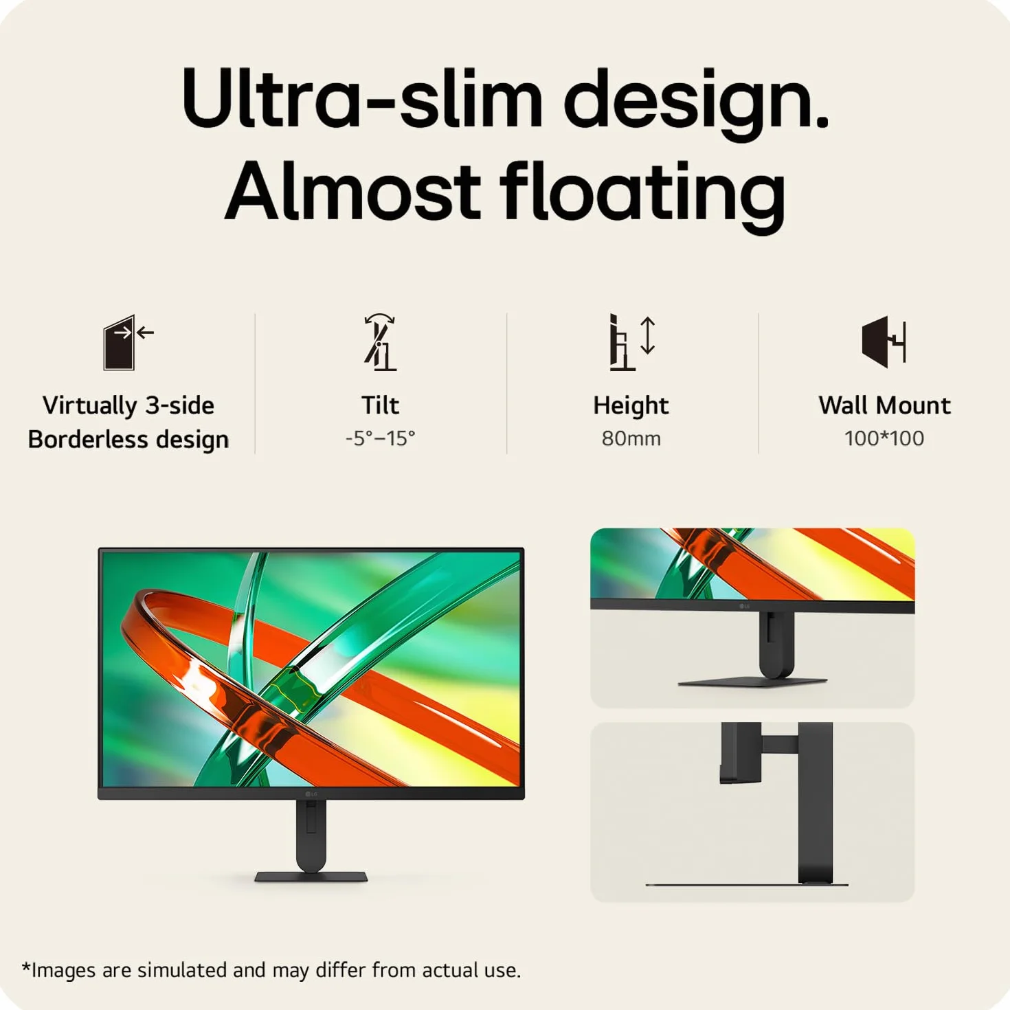 LG UltraFine 27U730B-B - U7 Series - LED monitor - 27 - 3840 x 2160 4K UHD [2160p] @ 60 Hz - IPS - 300 cd/m� - 1000:1 - HDR10 - 5 ms - HDMI, DisplayPort, USB-C