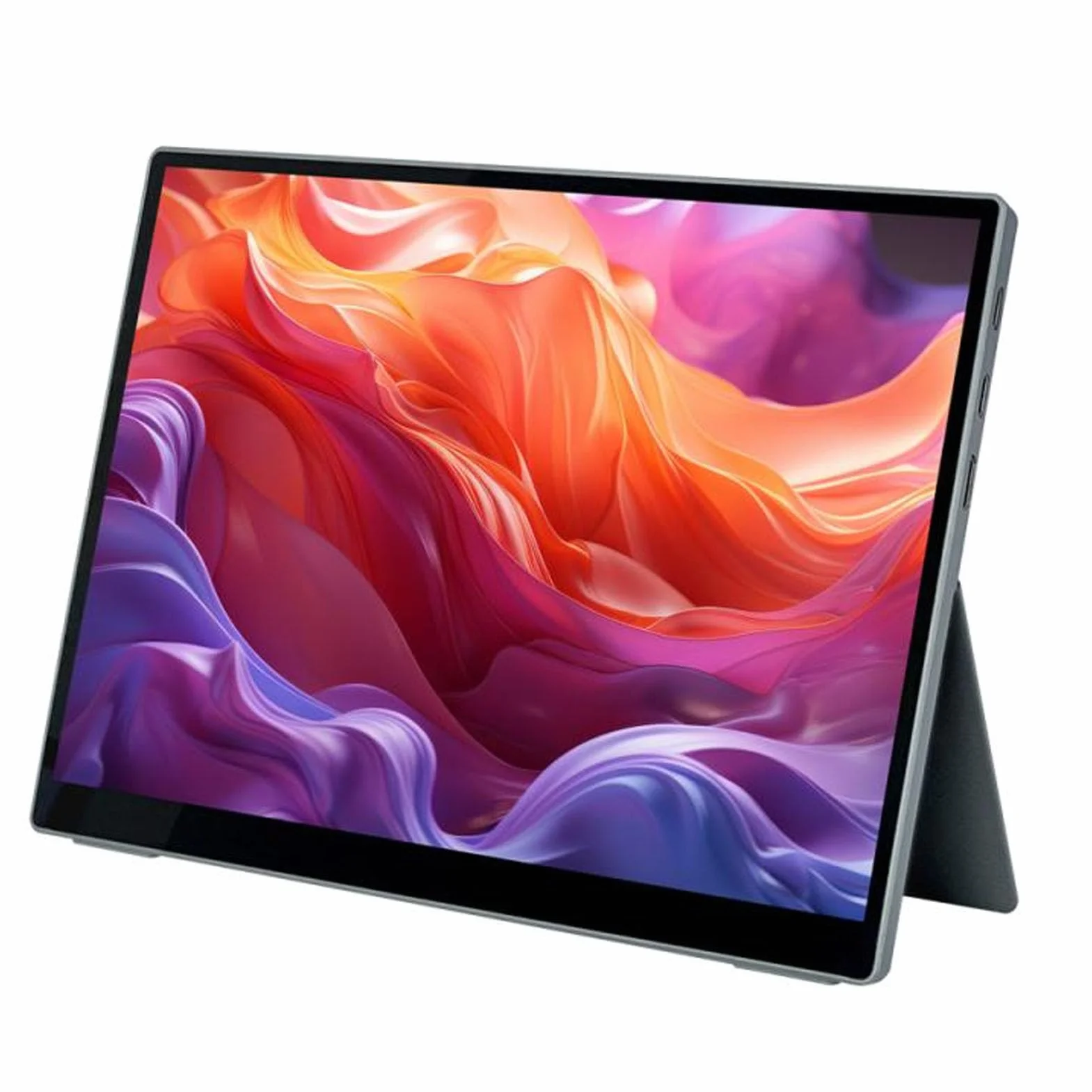 Przenośny Monitor, Mały Monitor z Ekranem Dotykowym 10,5 Cala i rozdzielczością 1920x1280 z Podwójnym Głośnikiem, Zewnętrzny Monitor do Gier do Laptopa Telefon Komputer do