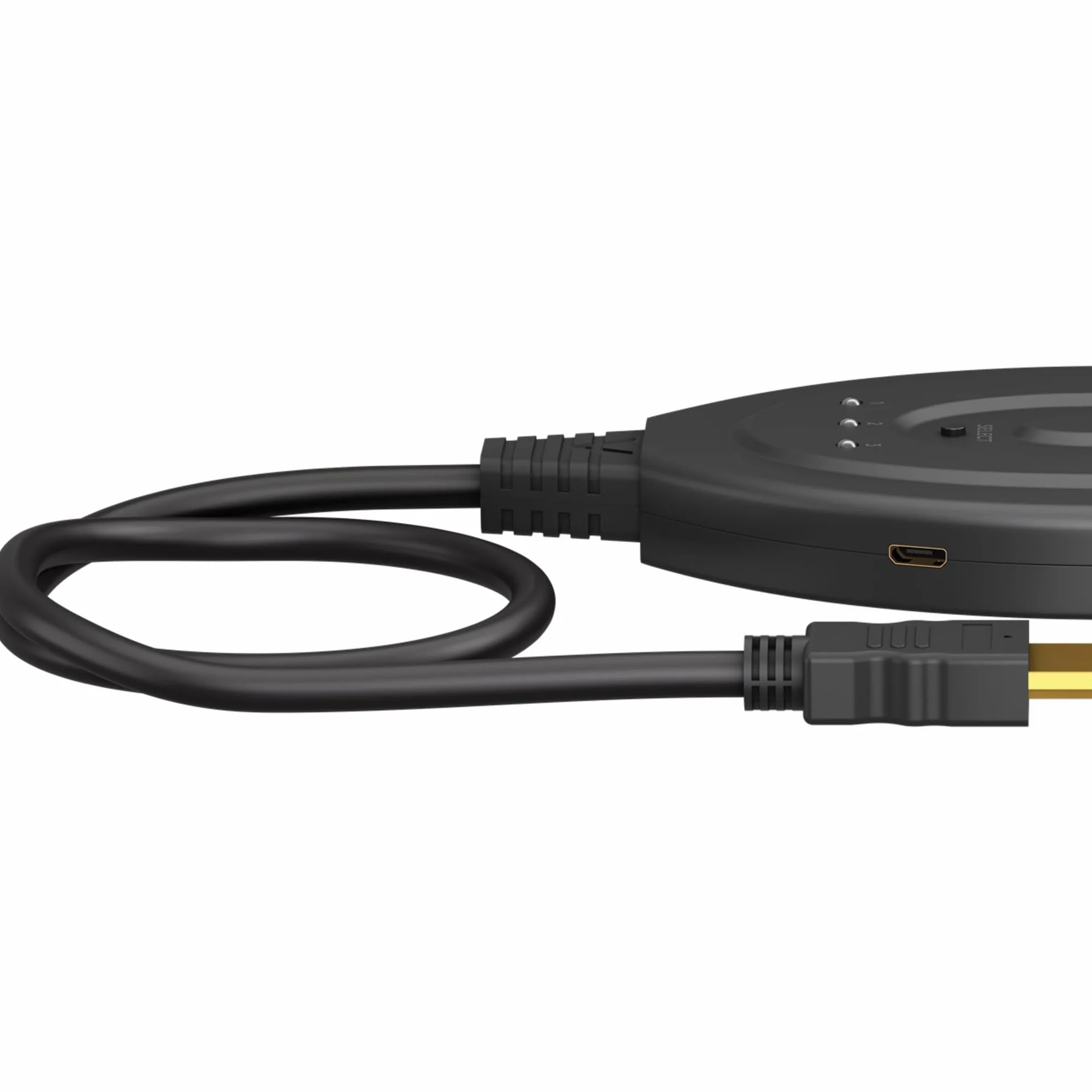goobay Przełącznik HDMI 3 na 1 (4K @ 60 Hz)