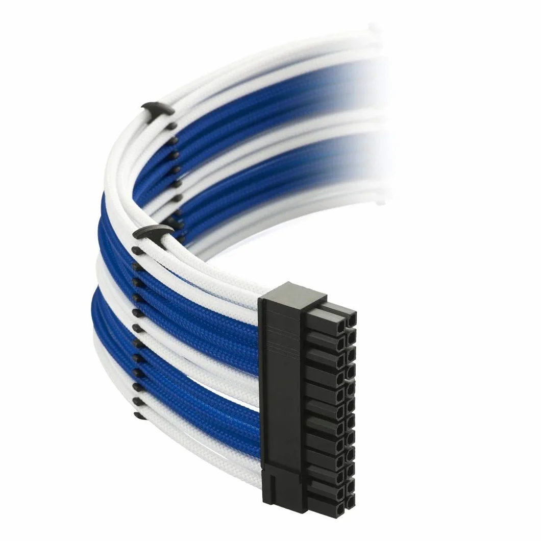 CableMod Classic ModMesh zestaw kabli serii C Corsair AXi, HXi i RM - biały/niebieski