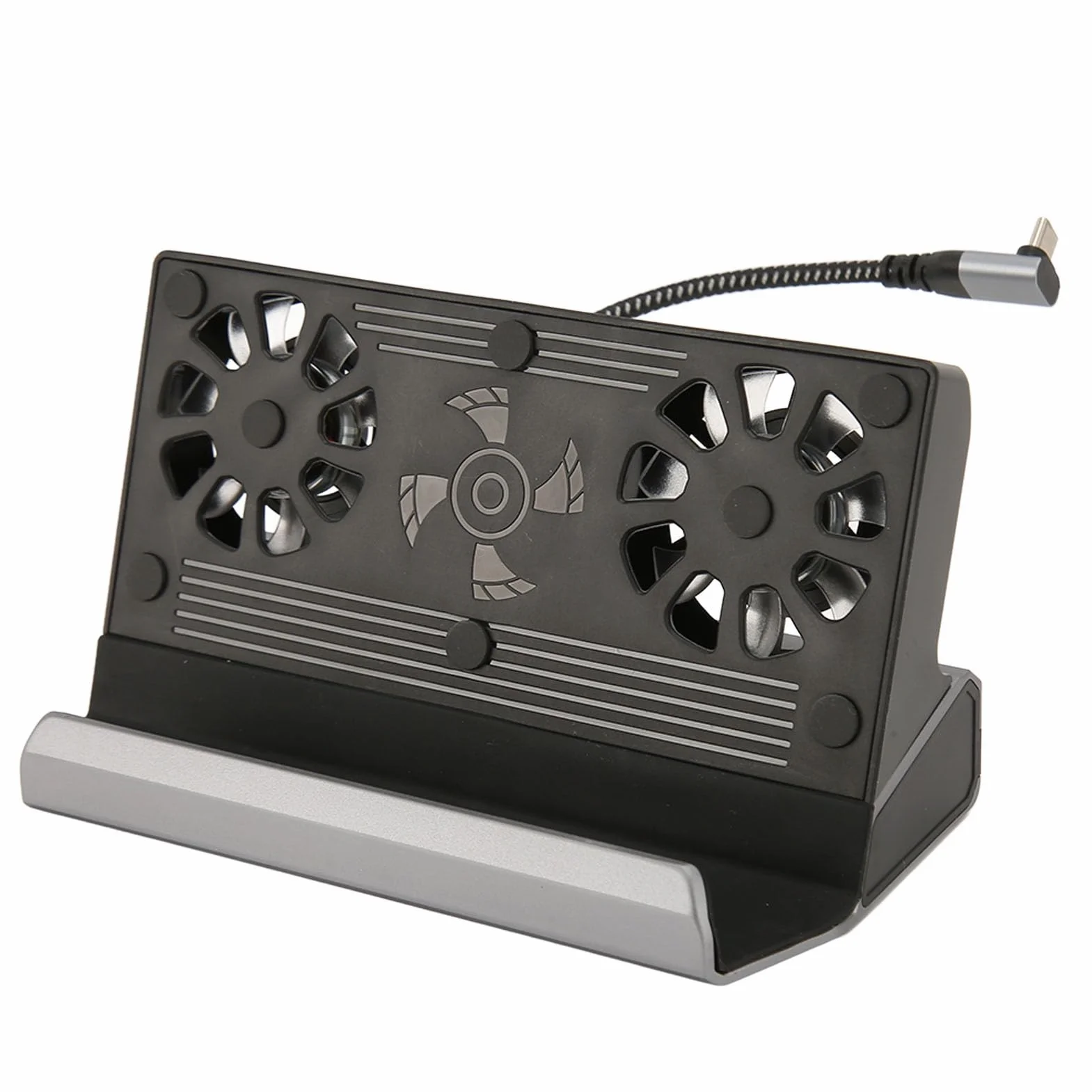 Fockety Stacja Dokująca 10 W 1 do Stacji Parowej z 5 Podwójnymi Wentylatorami Chłodzącymi USB 3.0 2.0. Ładowanie 4K Przy 60 Hz PD 100 W, Dotyczy Rog Ally