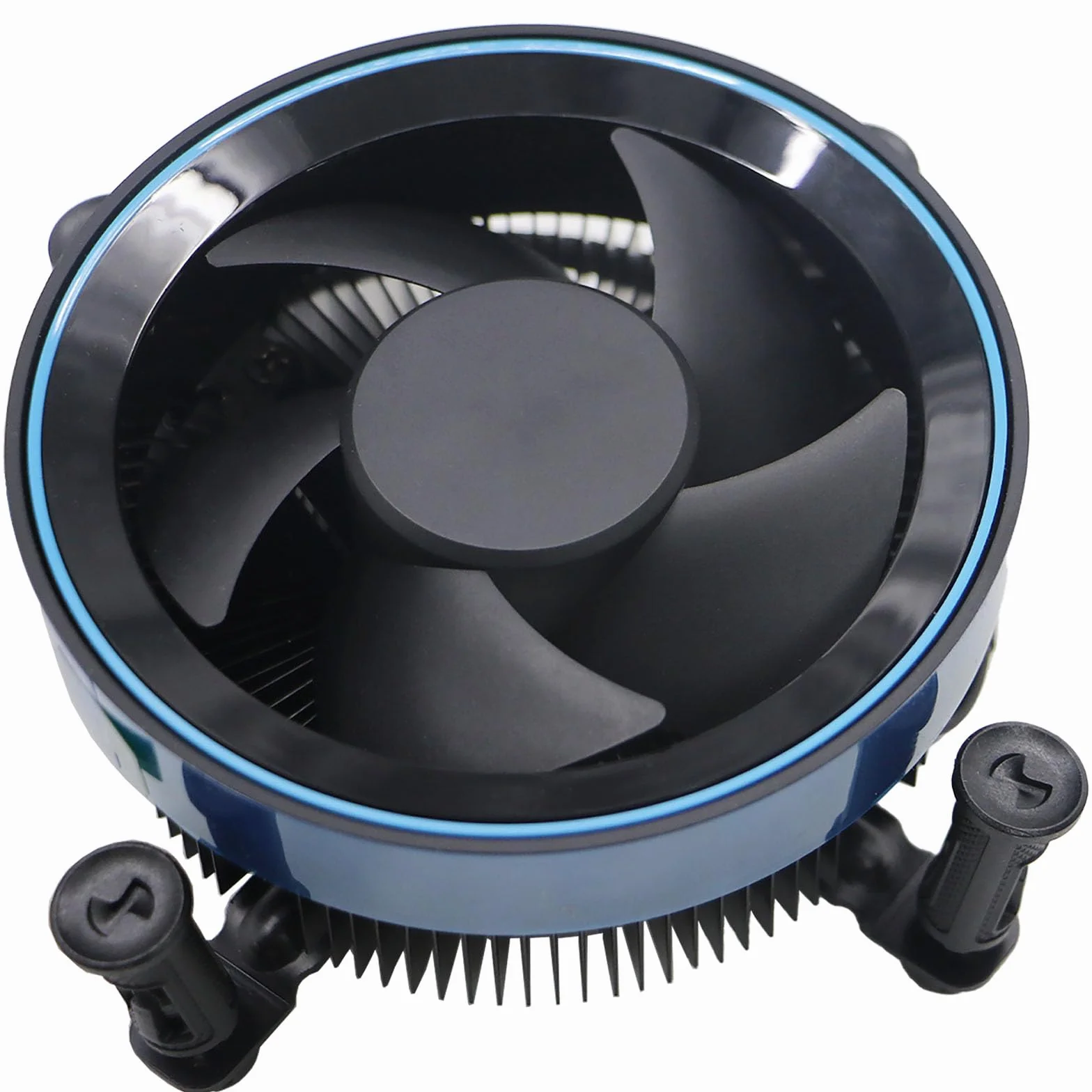Core Ultra radiator procesora 3/5/7 - kompatybilny z procesorem Intel Cooler aluminiowy radiator miedziany rdzeń bazowy do rdzeni LGA1700 Ultra 2-215 225 225F 265 265F-z 65W Intel CPU Cooler i 4