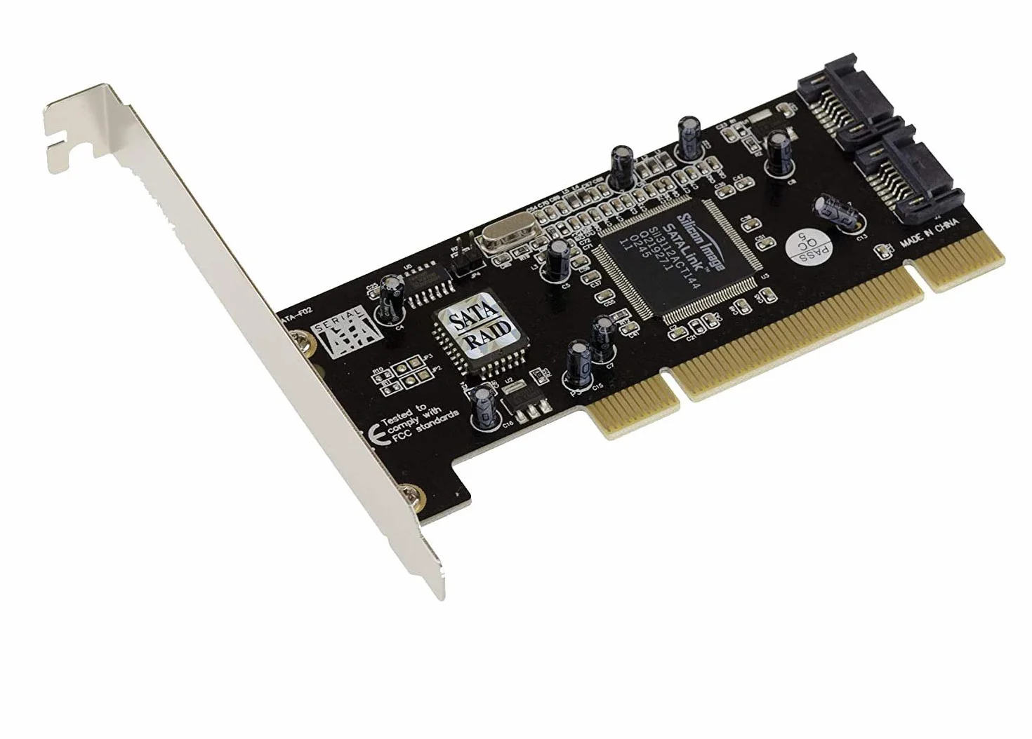KALEA-INFORMATIQUE 2 niezależne porty PCI do SATA lub karta kontrolera Raid 0.1 z chipsetem Silicon Image SIL3112