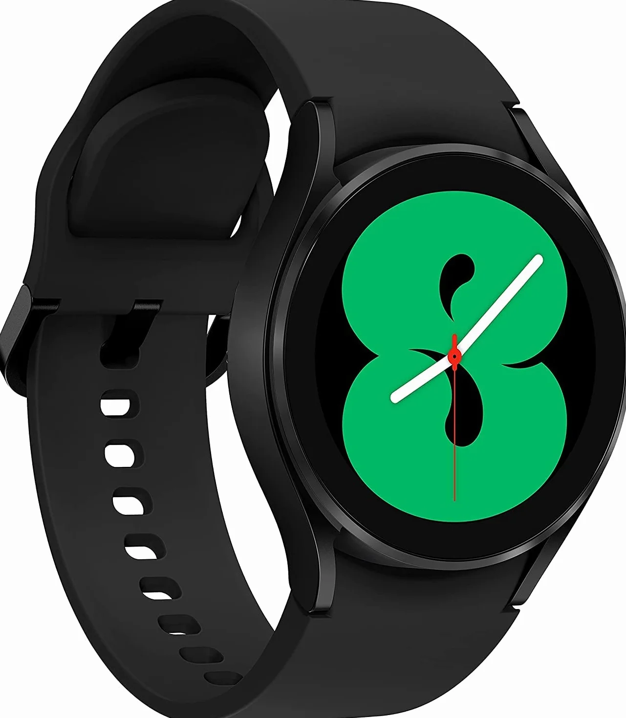 Samsung Galaxy Watch 4-40mm - czarny - inteligentny zegarek z paskiem sportowym - wyświetlacz 3,04 cm (1,19")