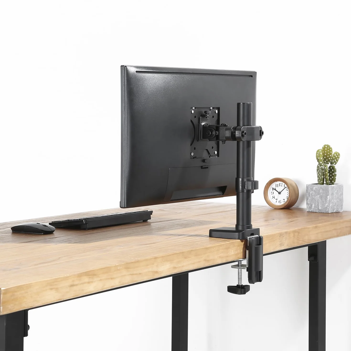 Maclean MC-983 uchwyt na słupek do monitora, uchwyt monitora 17-32" do 8 kg, średnica słupka/rury od 28 do 60 mm, ramię monitora