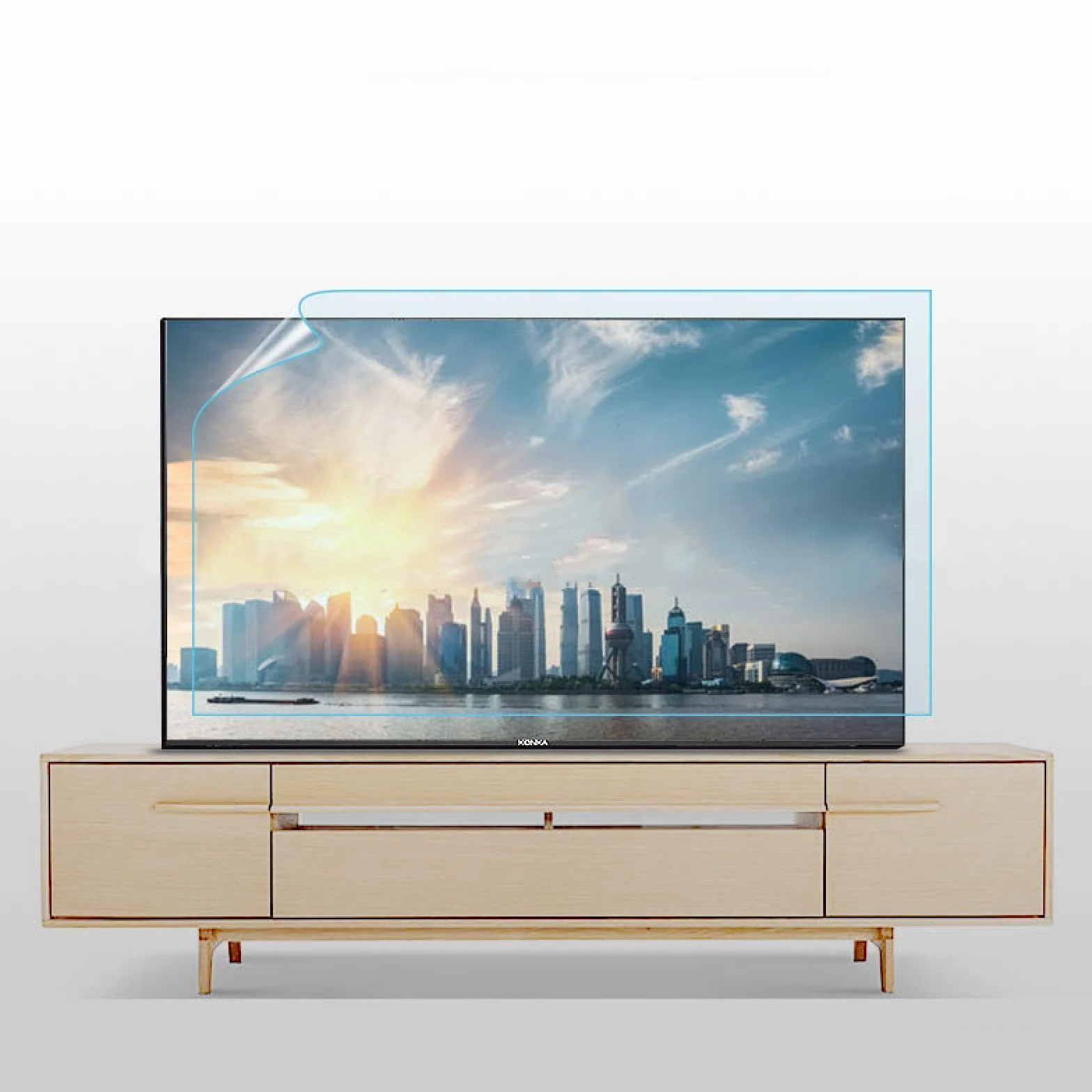 Ochraniacz ekranu do 43-calowego telewizora Pet Anti-Blue Light Film Matowa HD Led Smart TV Monitor Odporna na zarysowania folia