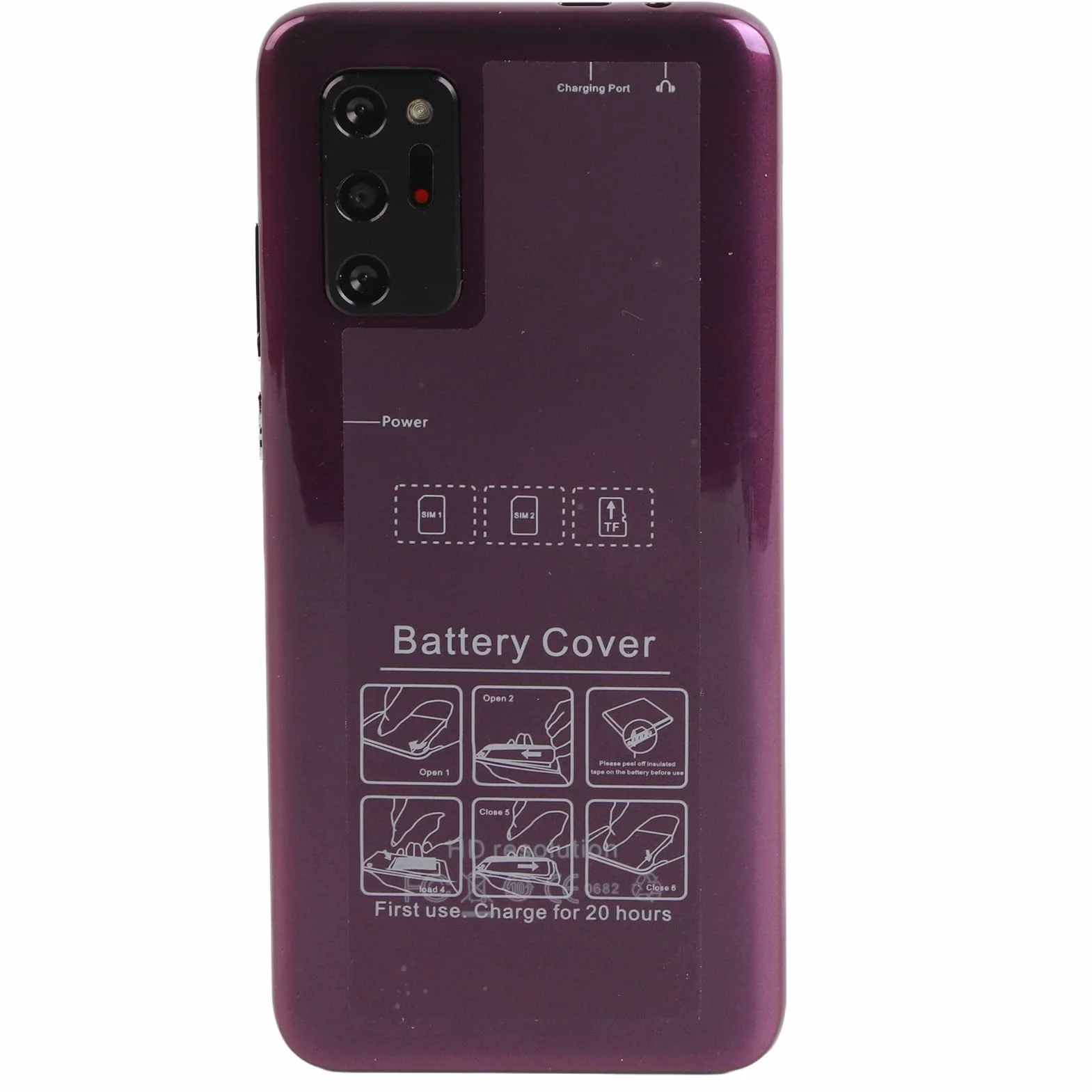 Telefon Komórkowy Note30 Plus, 5,72 Calowy Smartfon Z Dwoma Kartami HD I Podwójnym Trybem Gotowości, Bateria 1650 mAh, 512 MB/4 GB, Przedni Aparat 0,3 MP, Tylny Aparat 2 MP(#2)