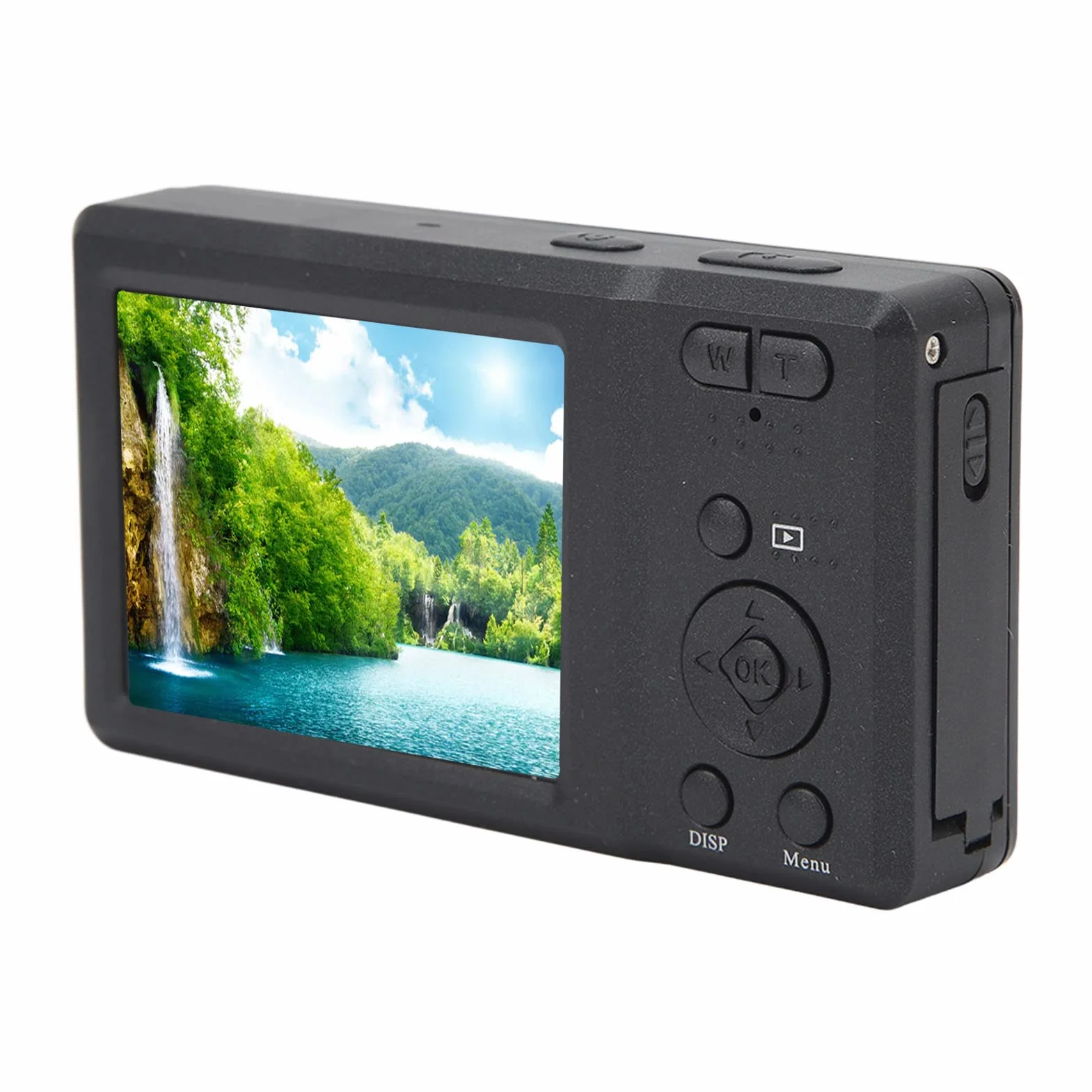 Aparat Cyfrowy Camara Digital 2,7 Cala 4K z 20-krotnym Zoomem Cyfrowym Aparaty Cyfrowe do Podróżowania (BLACK)