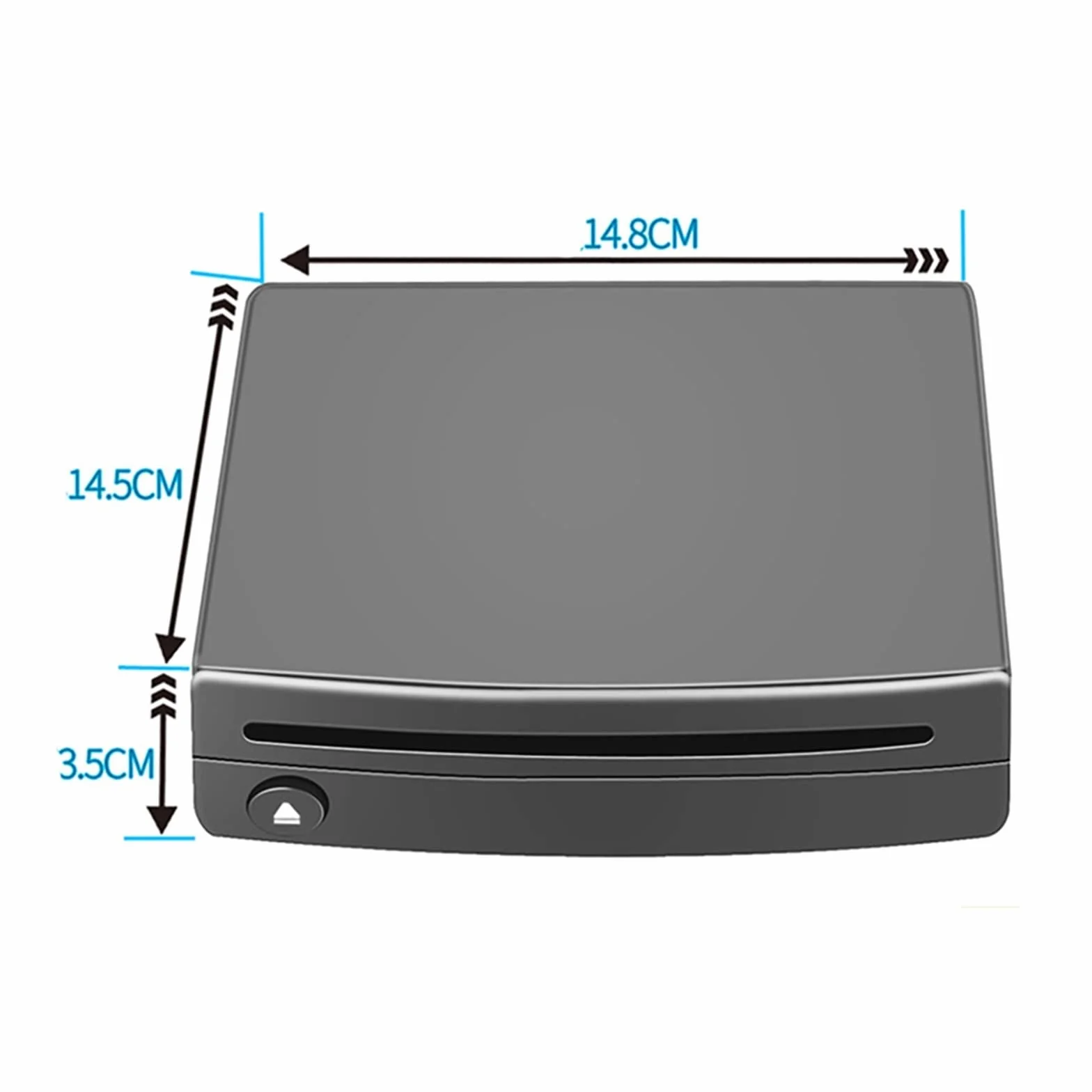 Przenośny odtwarzacz DVD, Radio samochodowe CD/DVD Dish Box Player z zasilaniem USB Transfer sygnału zewnętrzny do samochodowego odtwarzacza multimedialnego
