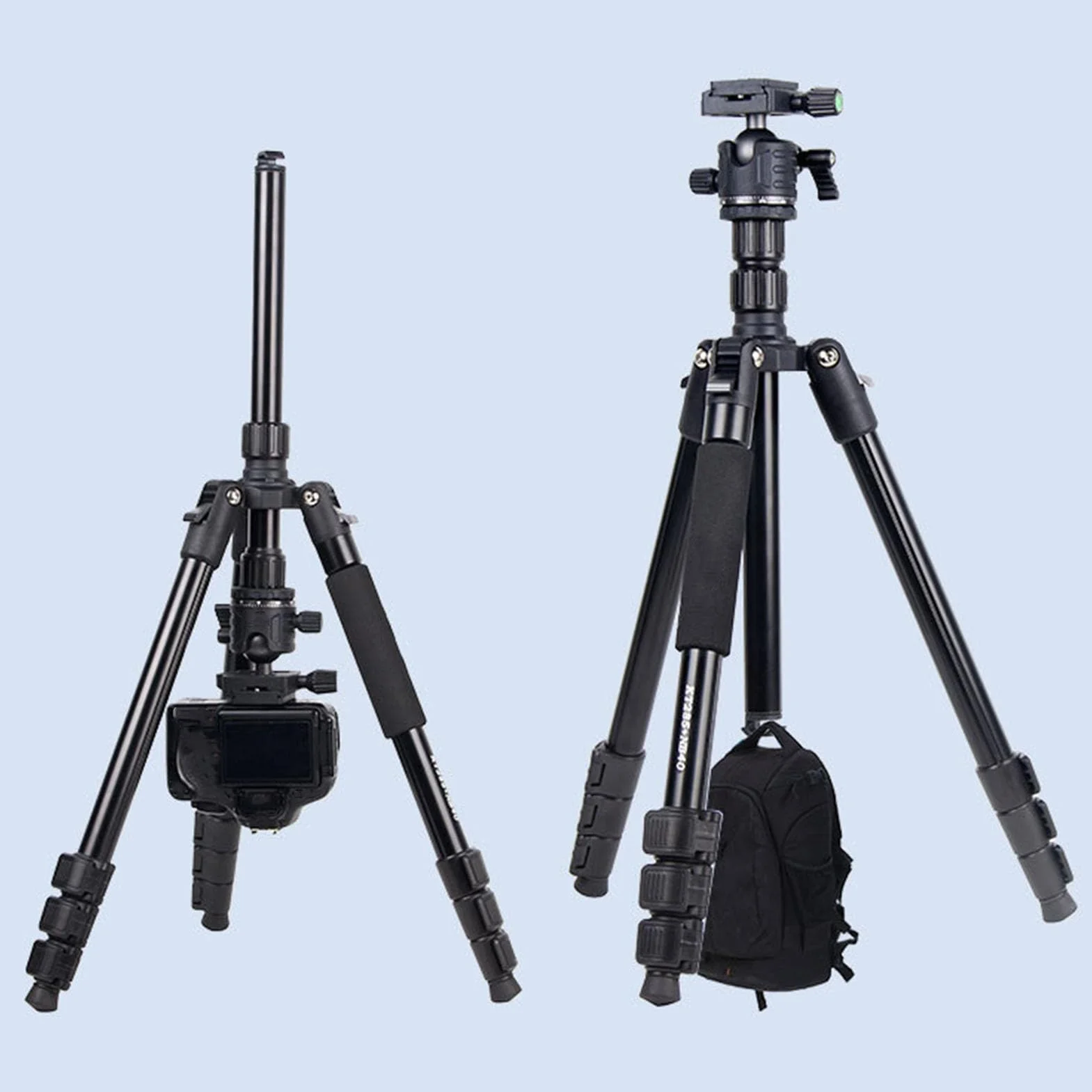 Generic Statyw do Aparatu Lekki, Stabilny Statyw Aluminiowy do Fotografii Głowica Kulowa Portretu Telefonu DSLR Udźwig 4 Kg
