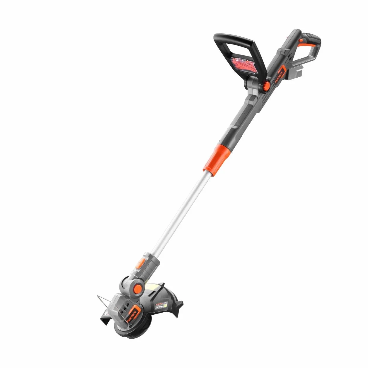 Podkaszarka Elektryczna FUXTEC z Akumulatorem 20 V FX-E1RT20 - Szerokosc Ciecia 25 cm, Lekka i Cicha, Teleskopowy Uchwyt, Bez Akumulatora i Ladowarki