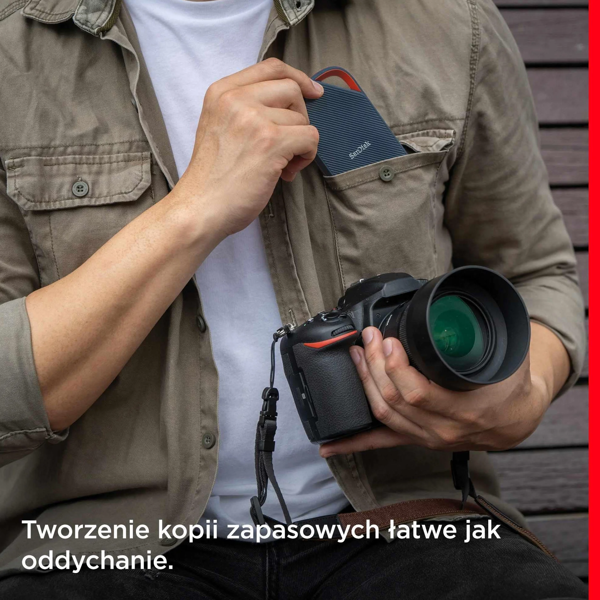 SanDisk Extreme PRO dysk zewnętrzny SSD z USB4, 2 TB, 40 Gb/s, prędkość odczytu do 3800 MB/s i prędkość zapisu do 3700 MB/s