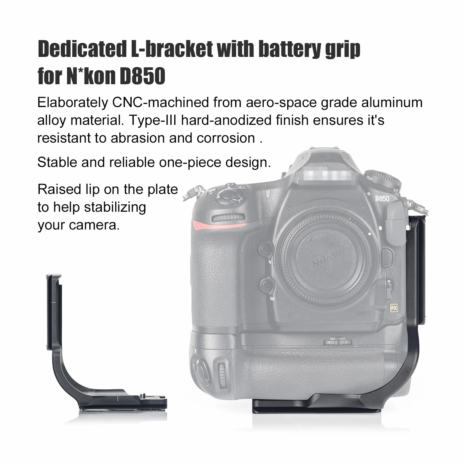 SUNWAYFOTO PNL-D850G L-Bracket do Nikon D850 + uchwyt