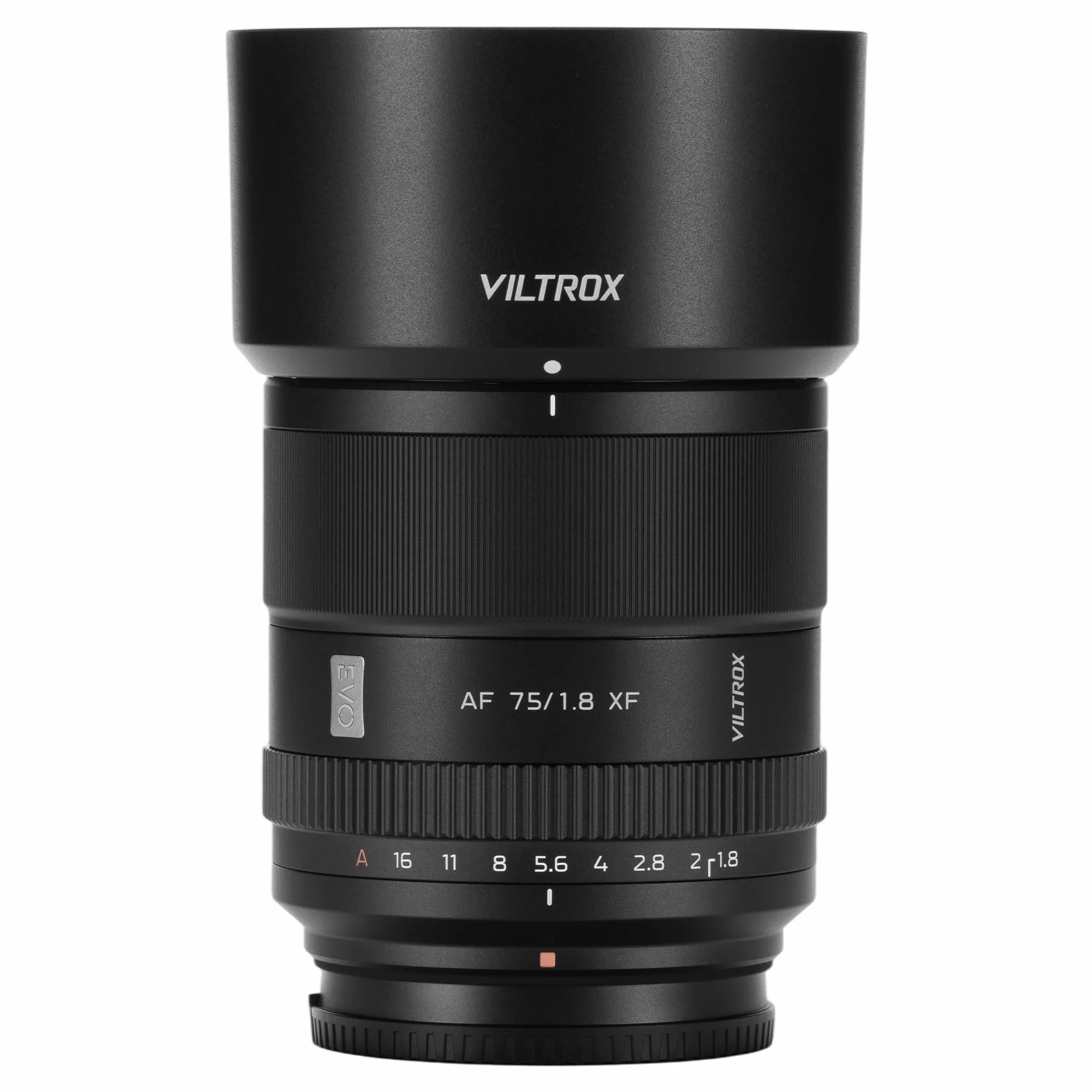 VILTROX Obiektyw 75 mm f/1.8 EVO XF, AF 75 mm F1.8 duża przysłona autofokus APS-C Prime obiektyw kompatybilny z aparatami bezlusterkowymi Fuji X-A7 X-E3 X-H1 X-M1 X-PRO2 X-T2 X-T5 X-T50 X-S20 X-H2S