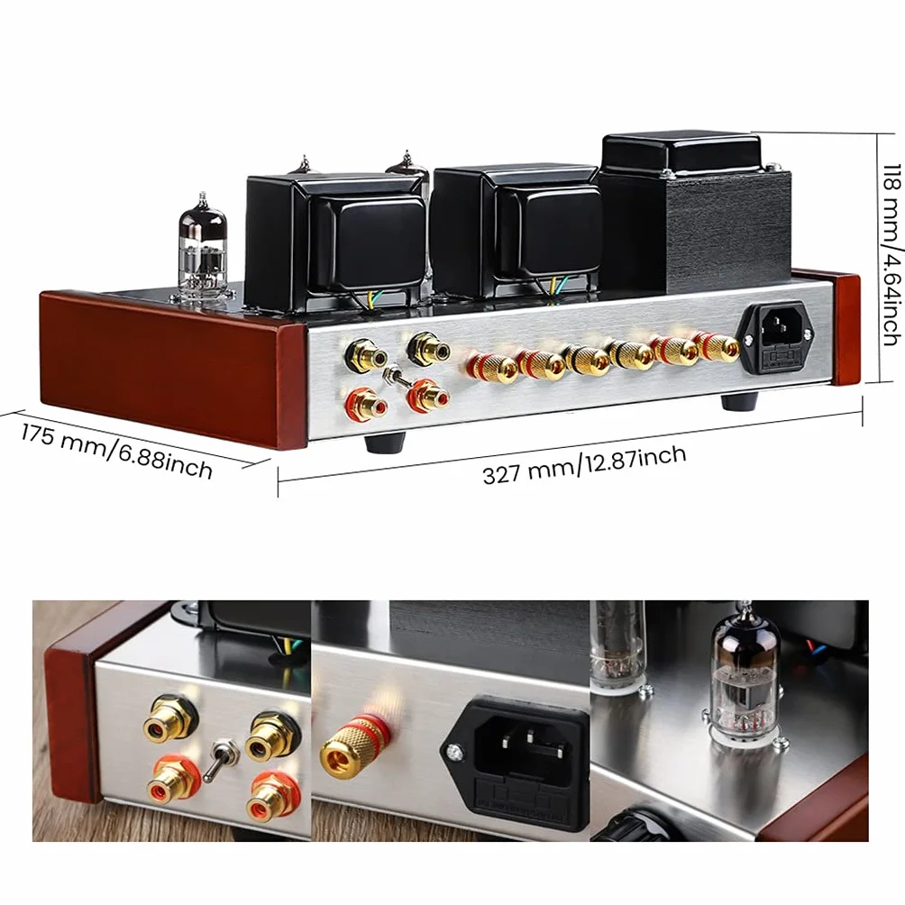 Amplificador Audio Klasa One wzmacniacz lampowy Profesjonalny wzmacniacz podciśnieniowy 6n2 6p1 HiFi Stereo Sound Speaker Wzmacniacz