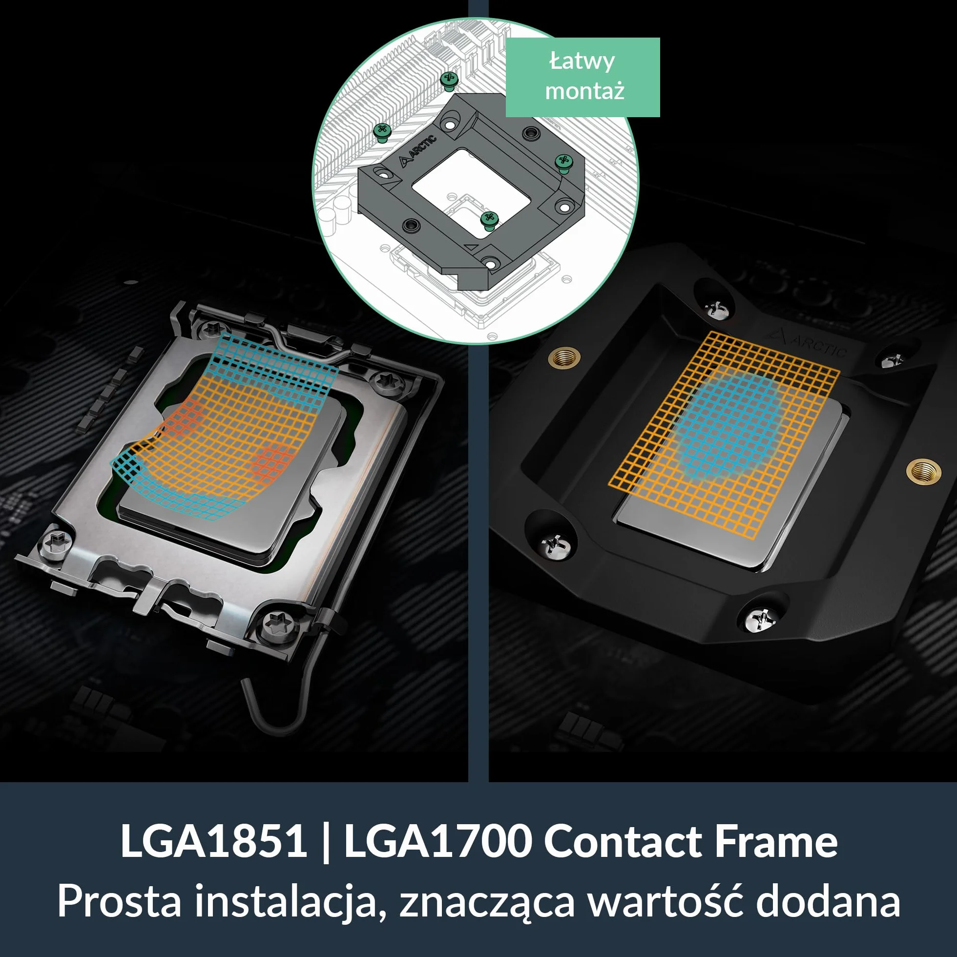 ARCTIC Freezer 8i - Kompaktowy Cooler do Intel LGA1851/LGA1700, Wentylator PWM 100 mm, Wstępnie Nałożona Pasta Termoprzewodząca MX-6, łożysko ślizgowe Hydrodynamiczne