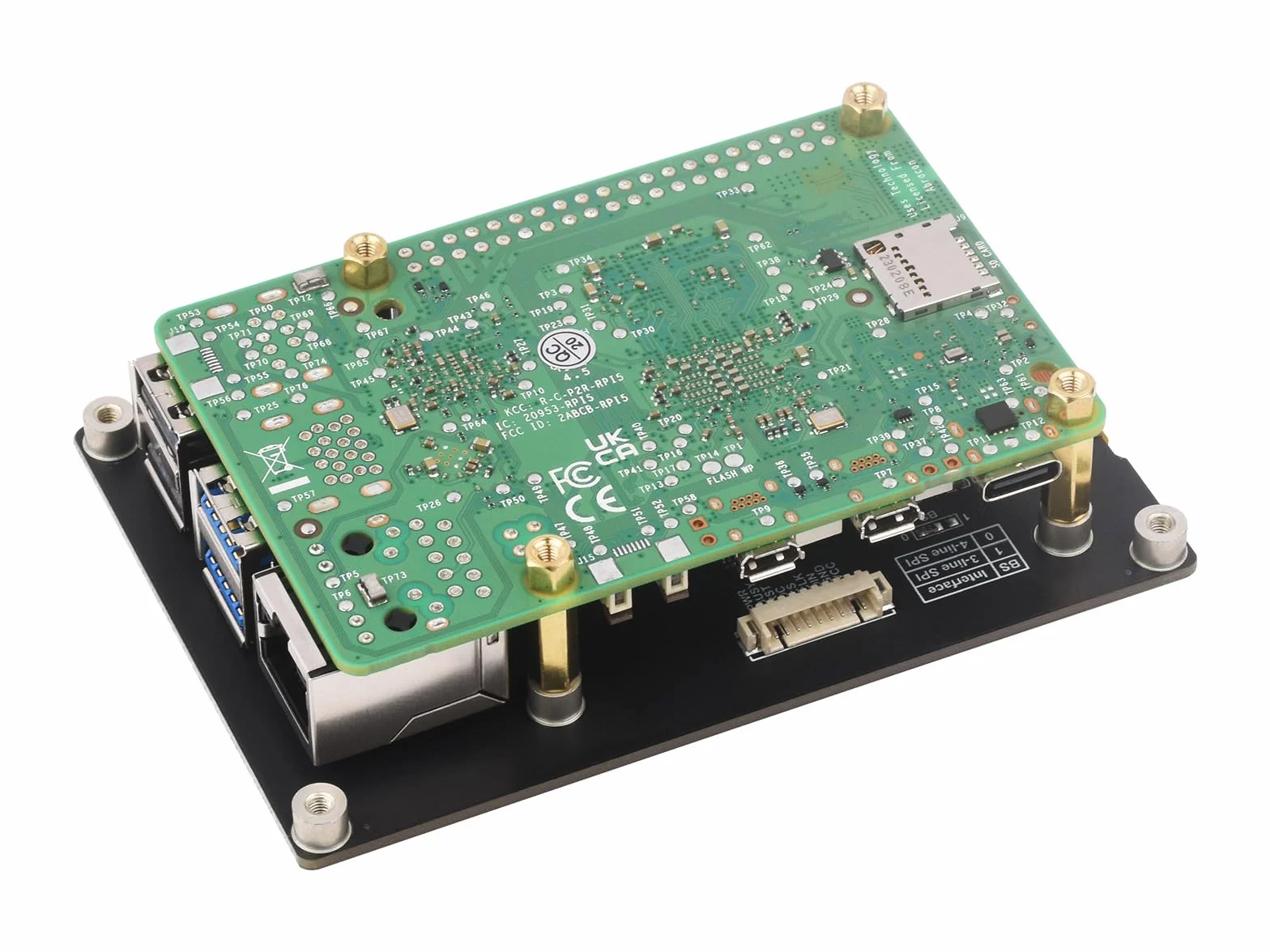 Waveshare 4inch e-Paper E6(Spectra 6) Full-Color Supports HAT+Standard e-Ink Screen Module 600 x 400 Pixels SPI Communication, Low Power Consumption, Wide Viewing Angle