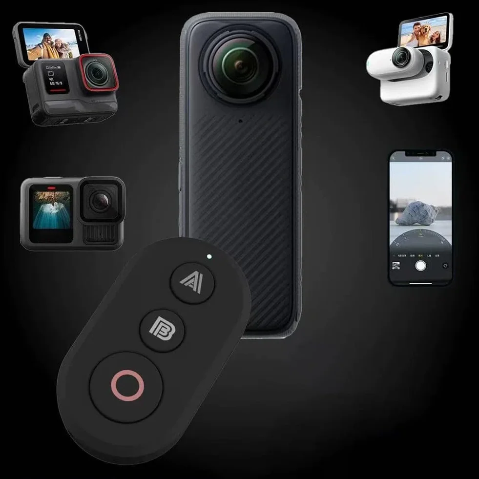 Besttoolifes Dla Insta360 X5 X4 pilot przenośny aparat migawka bezprzewodowa fotografia akcesoria do kamery akcji dla Insta360 X4 X5