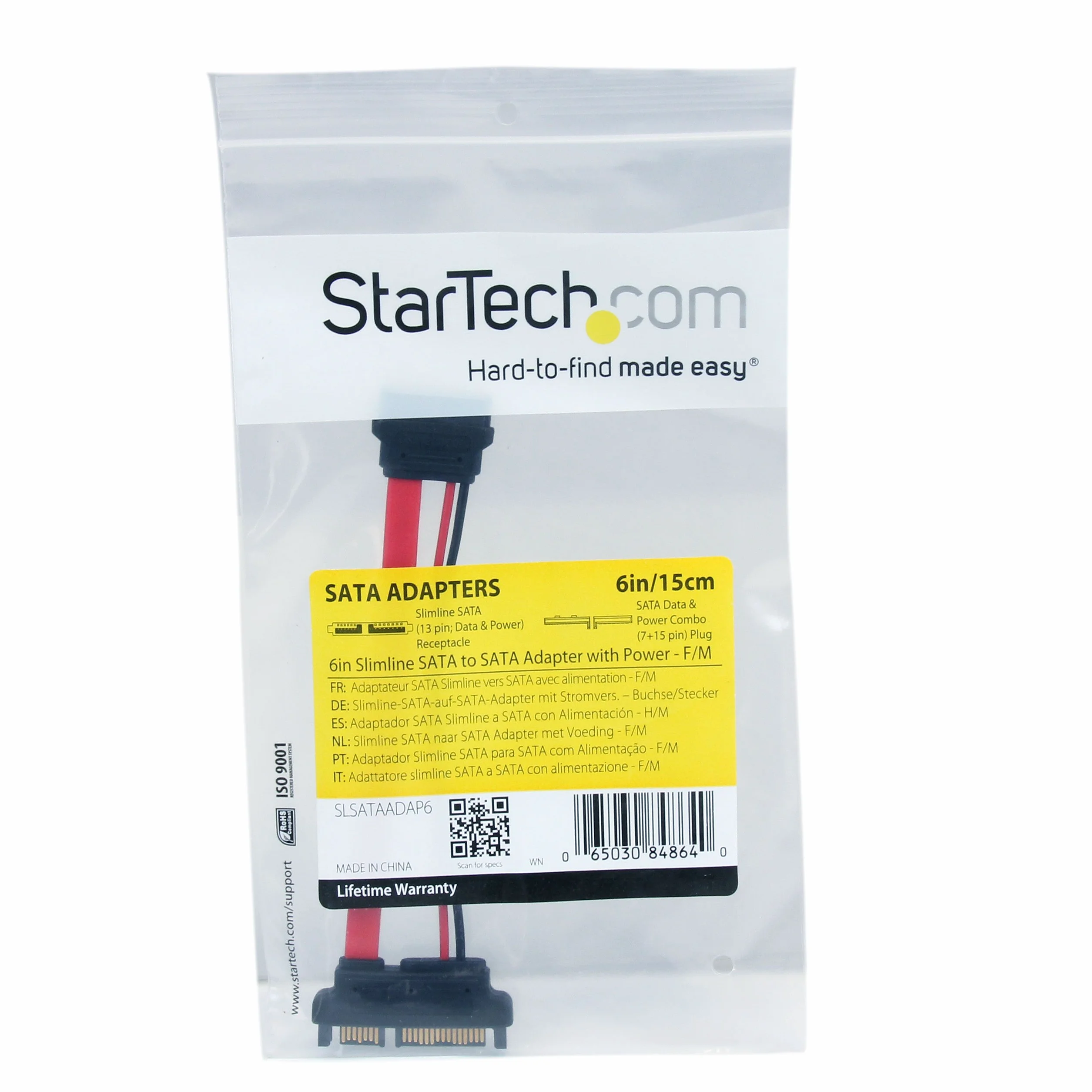 StarTech 6-pinowy adapter SATA żeński do męskiego