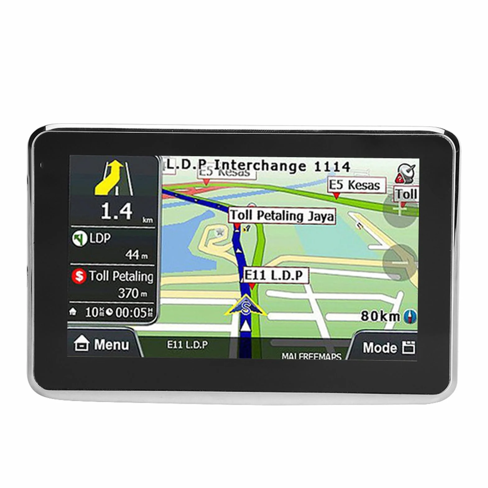 5-calowy Ekran Dotykowy Nawigacja Samochodowa Nawigacja GPS z DDR256M 8G MP3 FM Mapa Europy - Uniwersalny Nawigator GPS,Samochodowy sprzęt owizualny