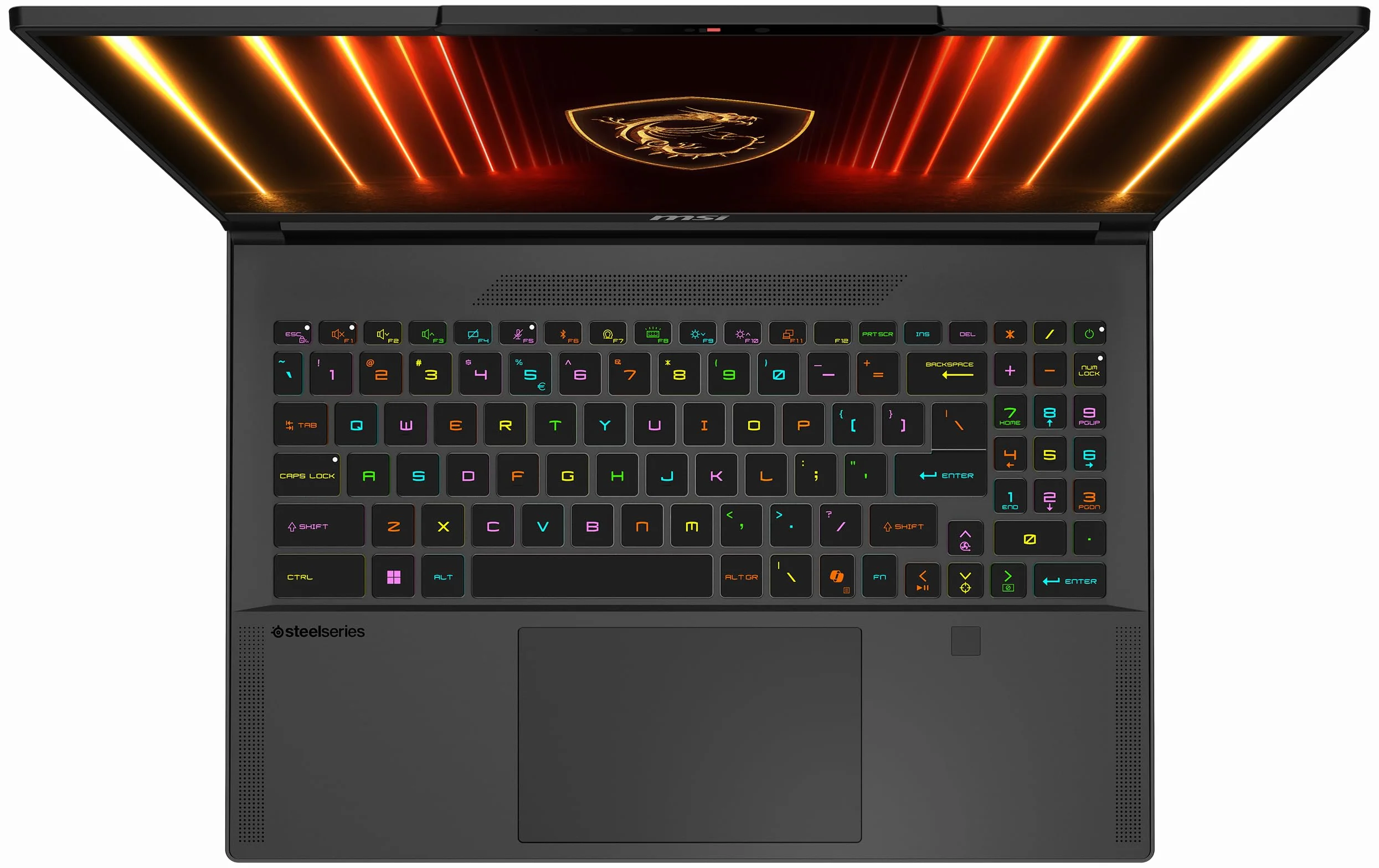 MSI Stealth A16 AI+ laptop gamingowy, wyświetlacz OLED 16" QHD+ 240 Hz, AMD Ryzen™ AI 9 HX 370, NVIDIA GeForce RTX 5070 Ti, 32 GB LPDDR5X, 2 TB SSD, Windows 11 Home, klawiatura QWERTZ, A3XWHG-044