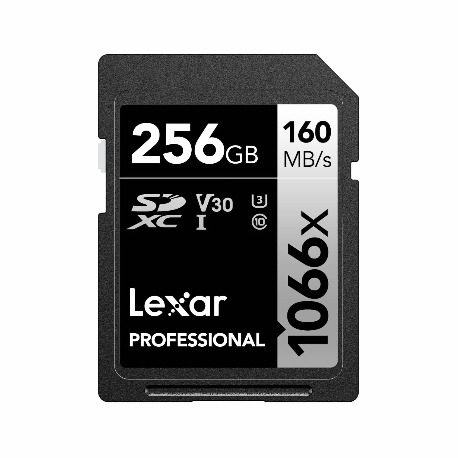 Lexar Profesjonalna karta SD 1066x 256 GB, karta SDXC UHS-I do 160 MB/s, karta pamięci SD V30/U3/C10 do aparatów DSLR i kamer HD