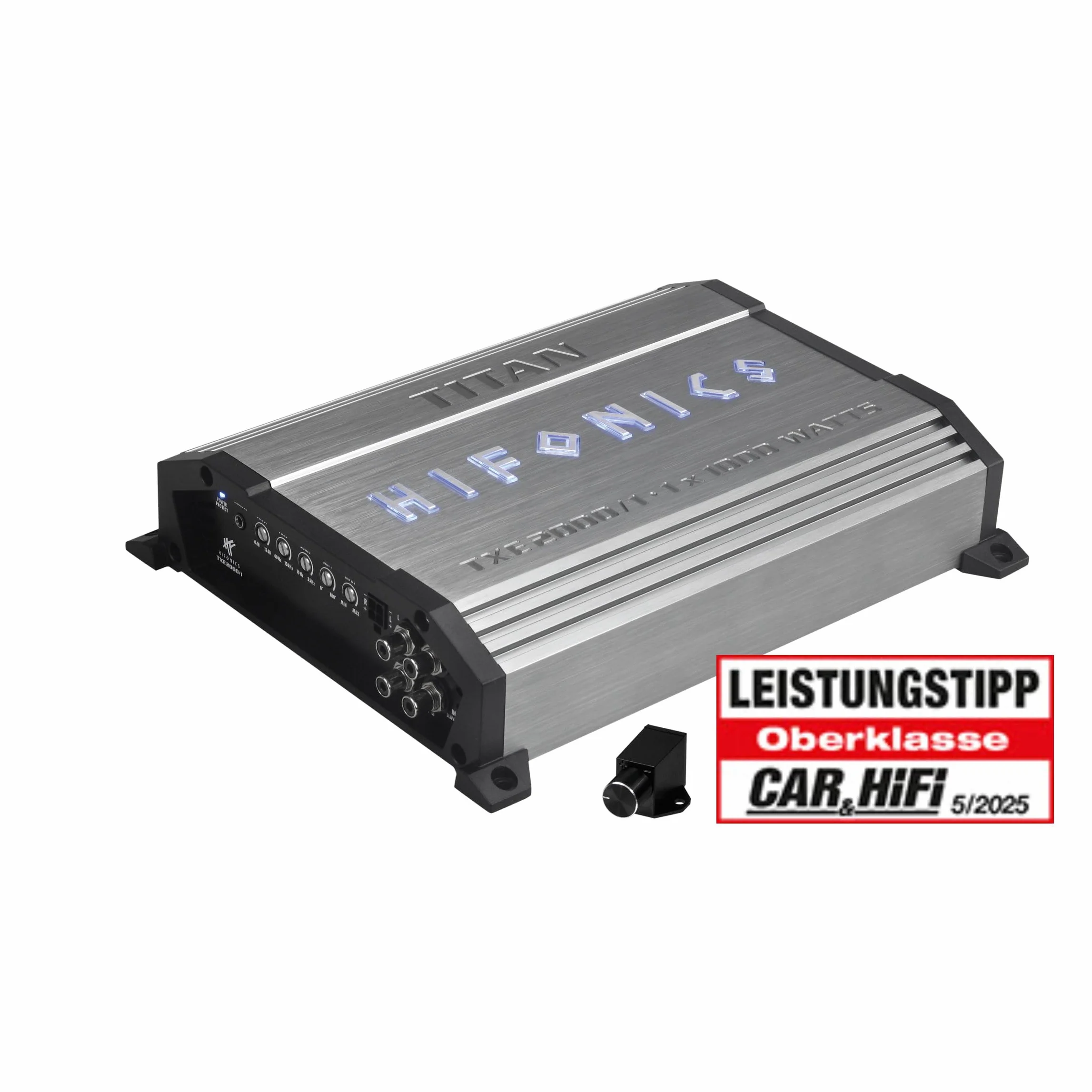 HiFonics TXE 2000/1 1-kanałowy wzmacniacz klasy D o mocy 1000 W RMS