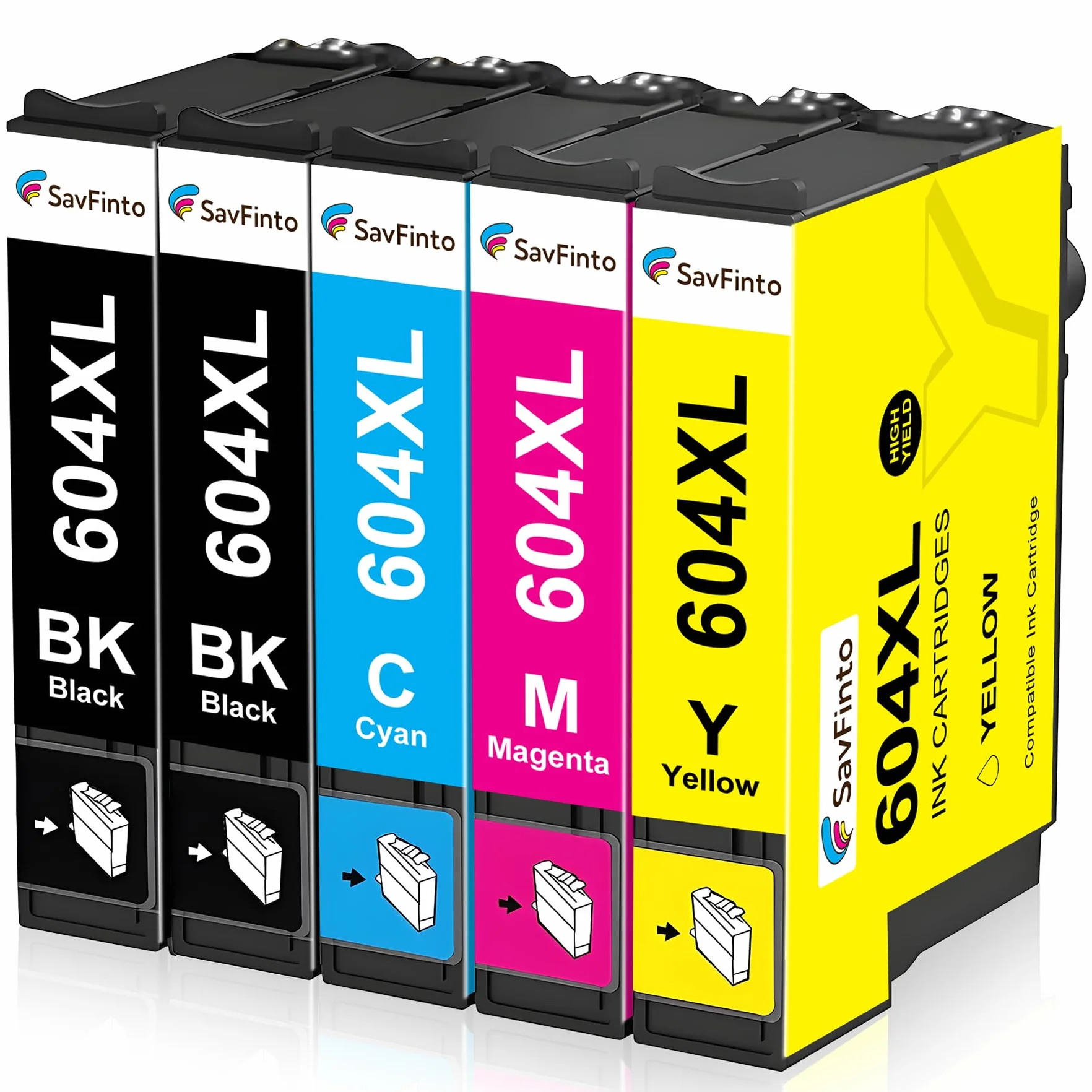 604XL Zamienne wkłady atramentowe do Epson 604XL Kompatybilne z Epson Expression Home XP-2205 XP-3200 XP-4200 XP-3205 Workforce WF-2910DWF WF-2930DWF WF-2935DWF WF-2950DWF (5 sztuk)