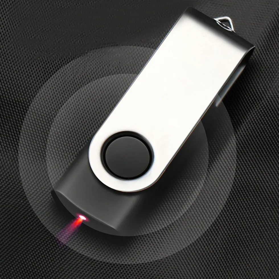 Pamięć flash USB 16 GB, USB 2.0, pendrive, składana, obrotowa konstrukcja, czarna, 2 szt
